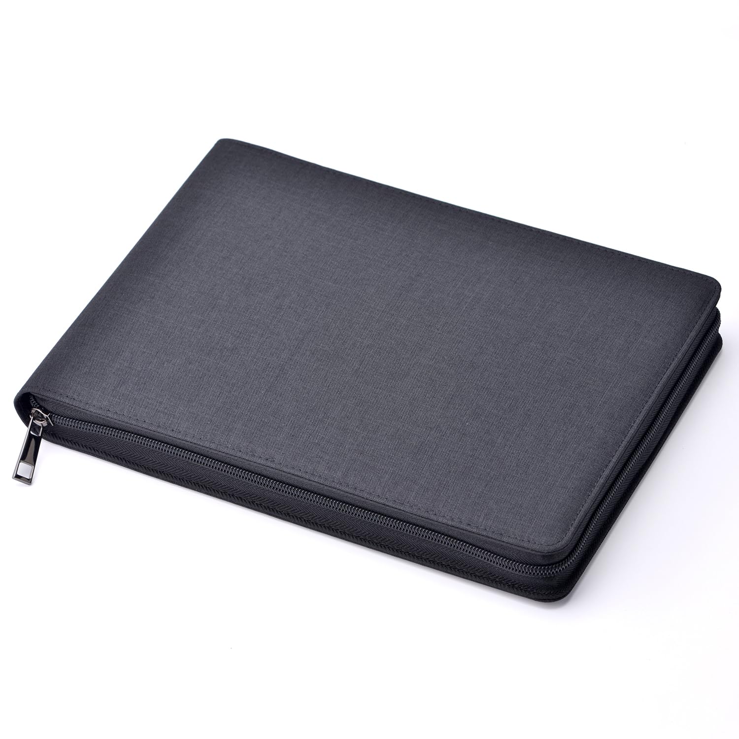 Asvine 24 Fountain Pen Case Black Organizer Bag - Premium Waterproof Canvas Pen Display Holder