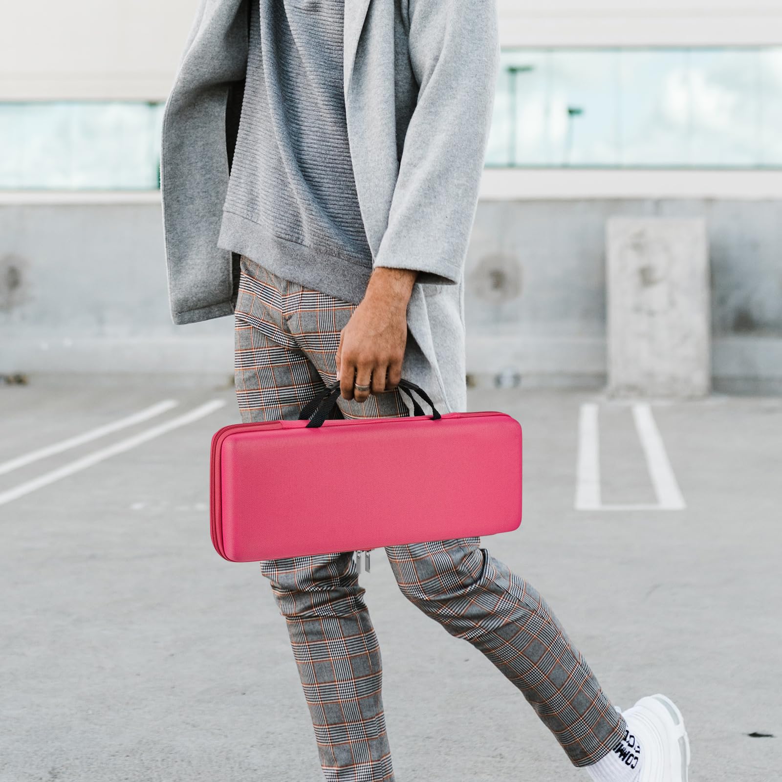 GEEKRIA 75% Keyboard Case, Hard Shell Travel Carrying Bag for Compact 84 Key Computer Mechanical