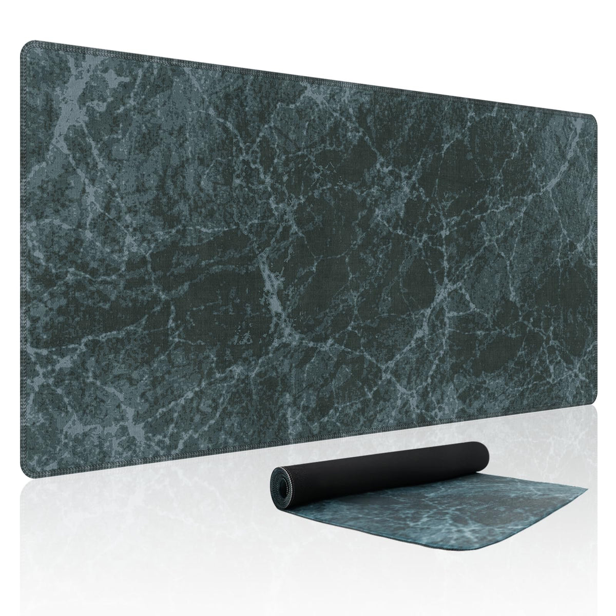 Baziabbo Desk Mat,XXL Extended Large Mouse Pad,Gaming Mousepad with Stitched Edge,Non-Slip Rubber