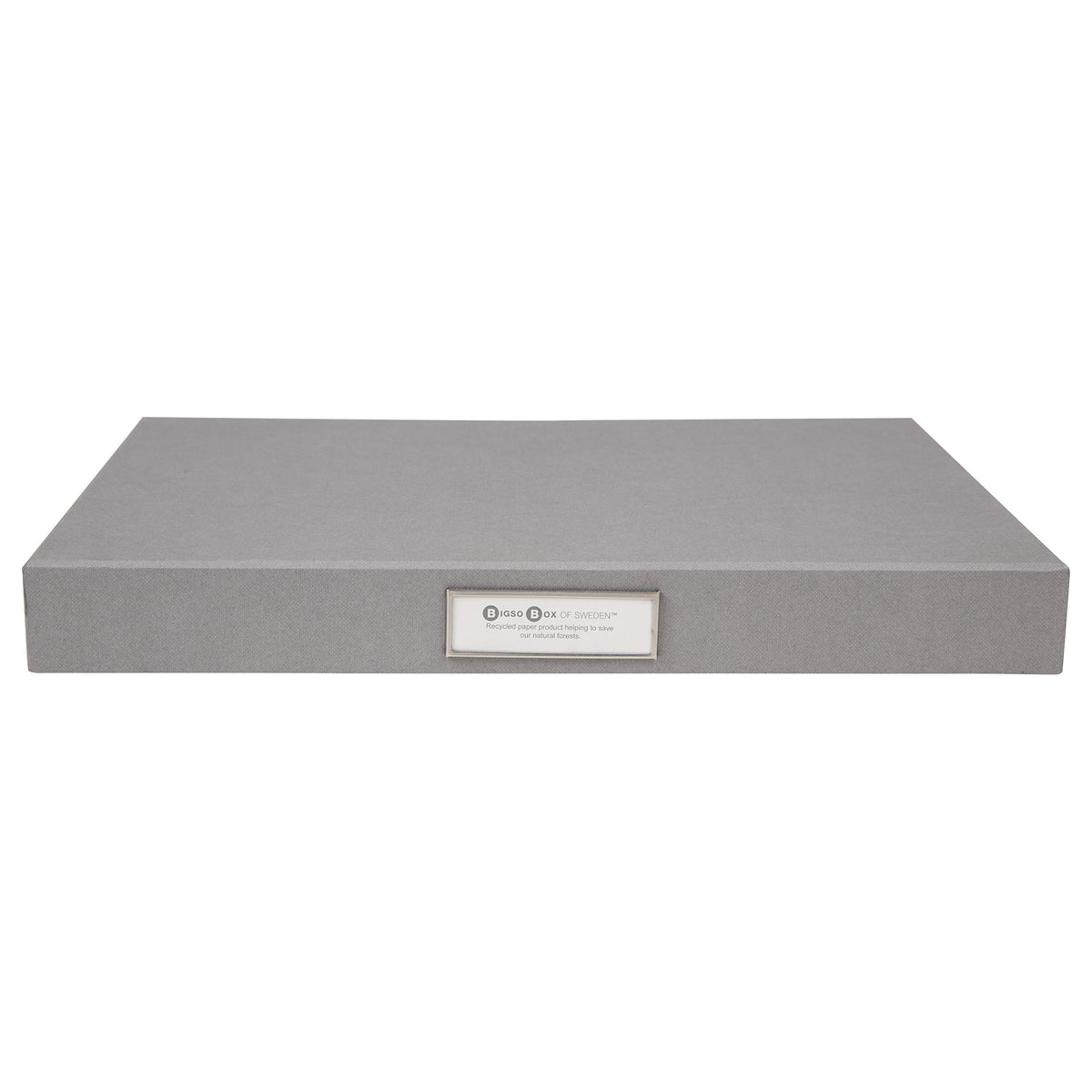 Bigso Sven Fiberboard Classic Hinged Document Box - File Organizer for Important Paperwork