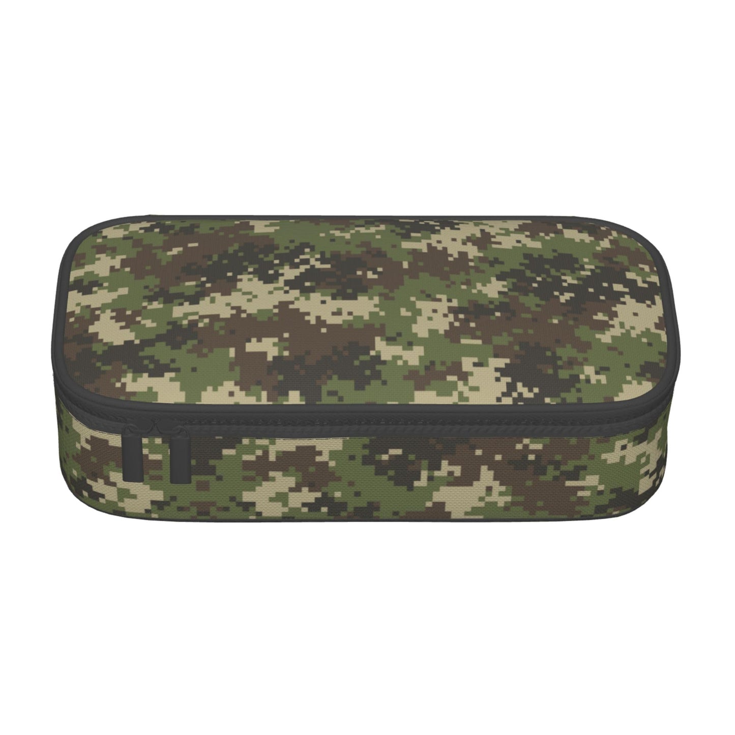 YIJIUWKIS Camo Pencil Case for Kids Boys Girls, Big Capacity Green Pencil Pouch, Portable Pencil