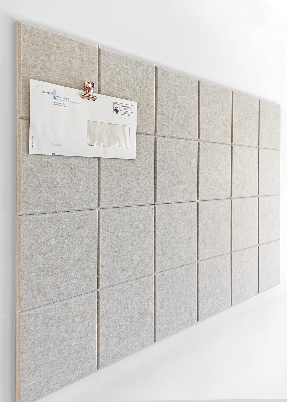 DECORITA Cork Board 24 x36 Alternative - 6 Pack Felt Wall Tiles with Safe Removable Adhesive Tabs