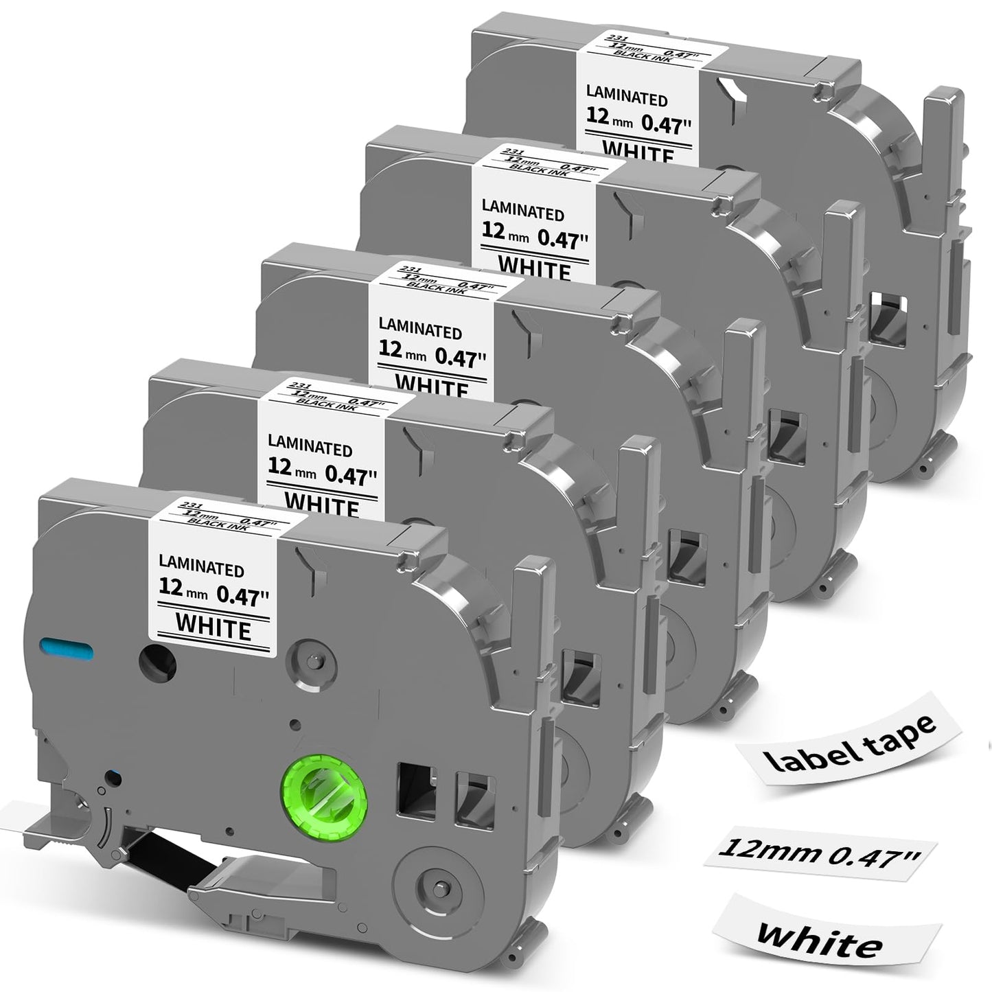 Label Maker Tape Replacement for Brother TZe-231 TZe231 P Touch TZe TZ Tape
