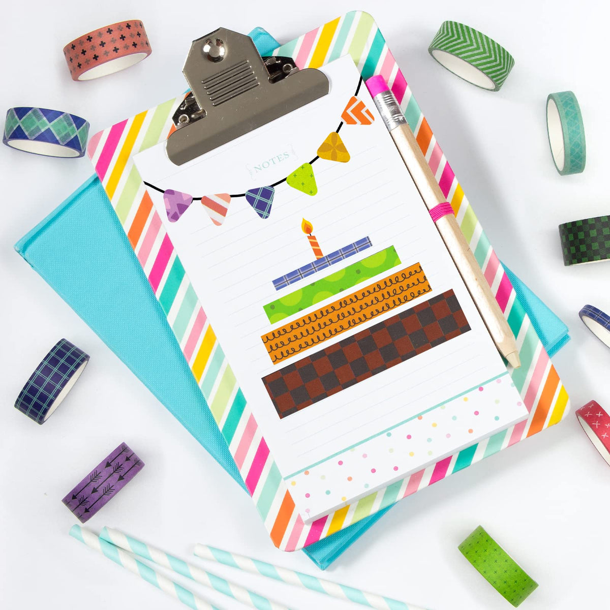 KOVANO 60 Rolls Washi Tape Set - Decorative Adhesive Masking Tape for Scrapbooking Supplies,DIY