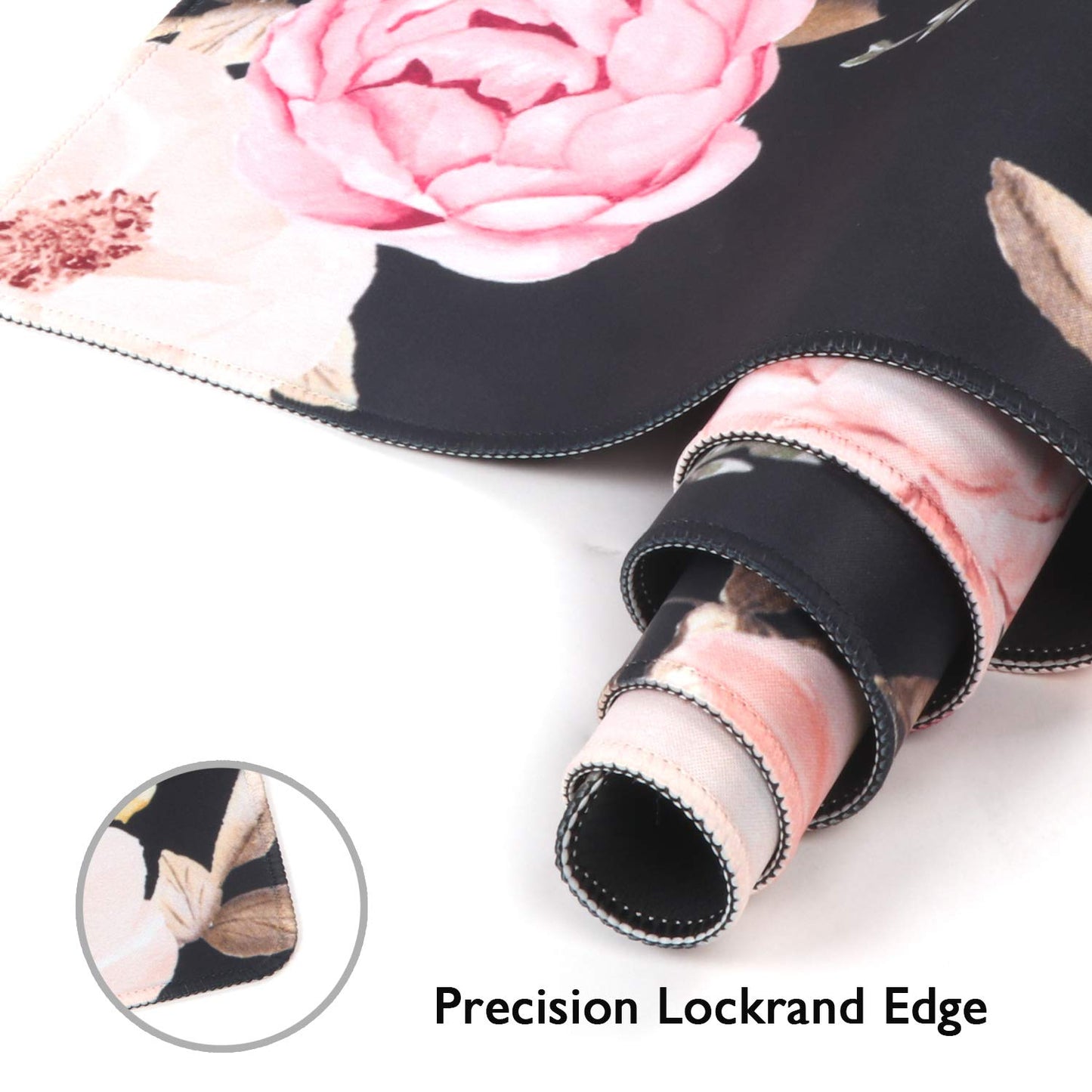 iCasso Extended Gaming Mouse Pad,XXL Desk Pad,Peony