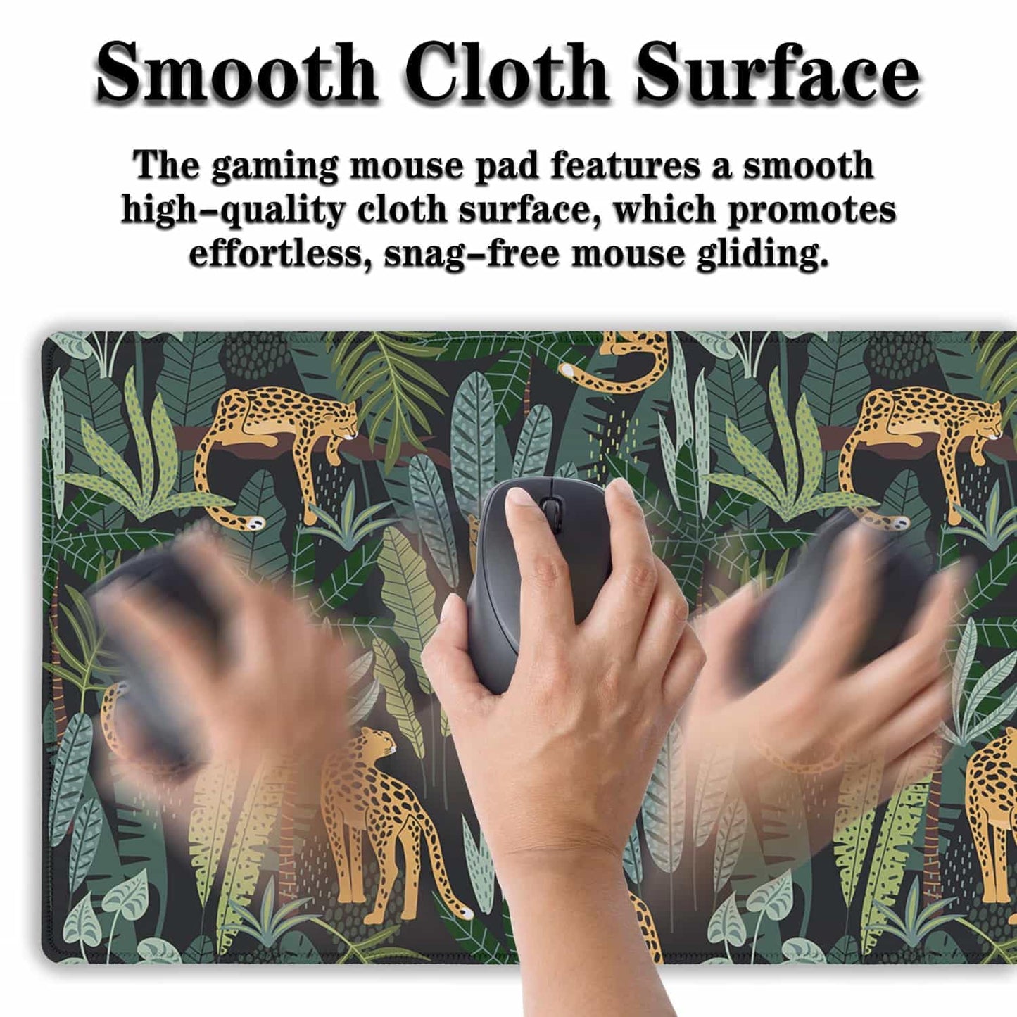 Samgula Extra Large Mouse Pad Yellow Green Office Desk Mats Gaming Mousepad Ga Mouse Pad Non-Slip