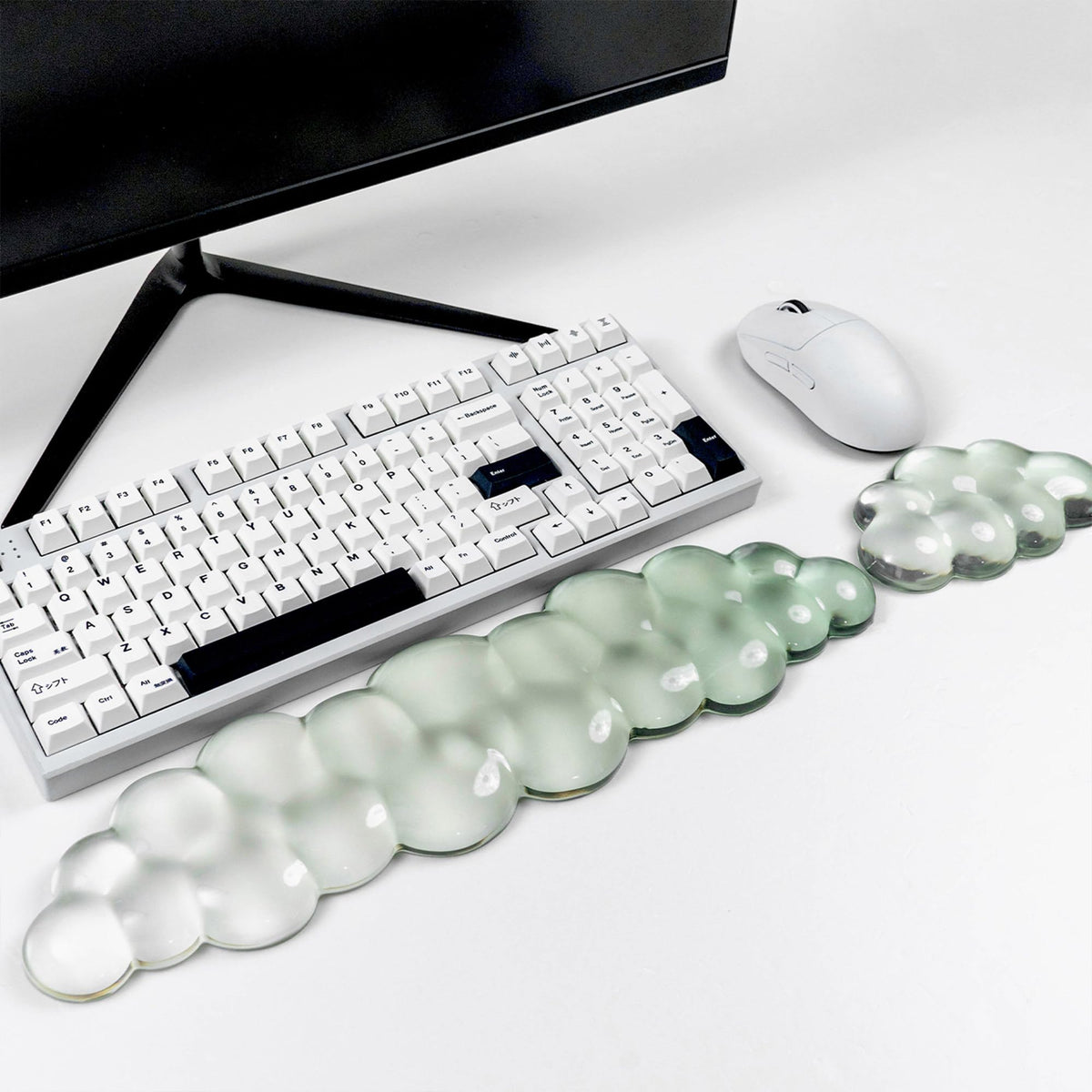 Gel Keyboard and Mouse Wrist Rest, Cloud Wrist Pad for Computer Keyboard