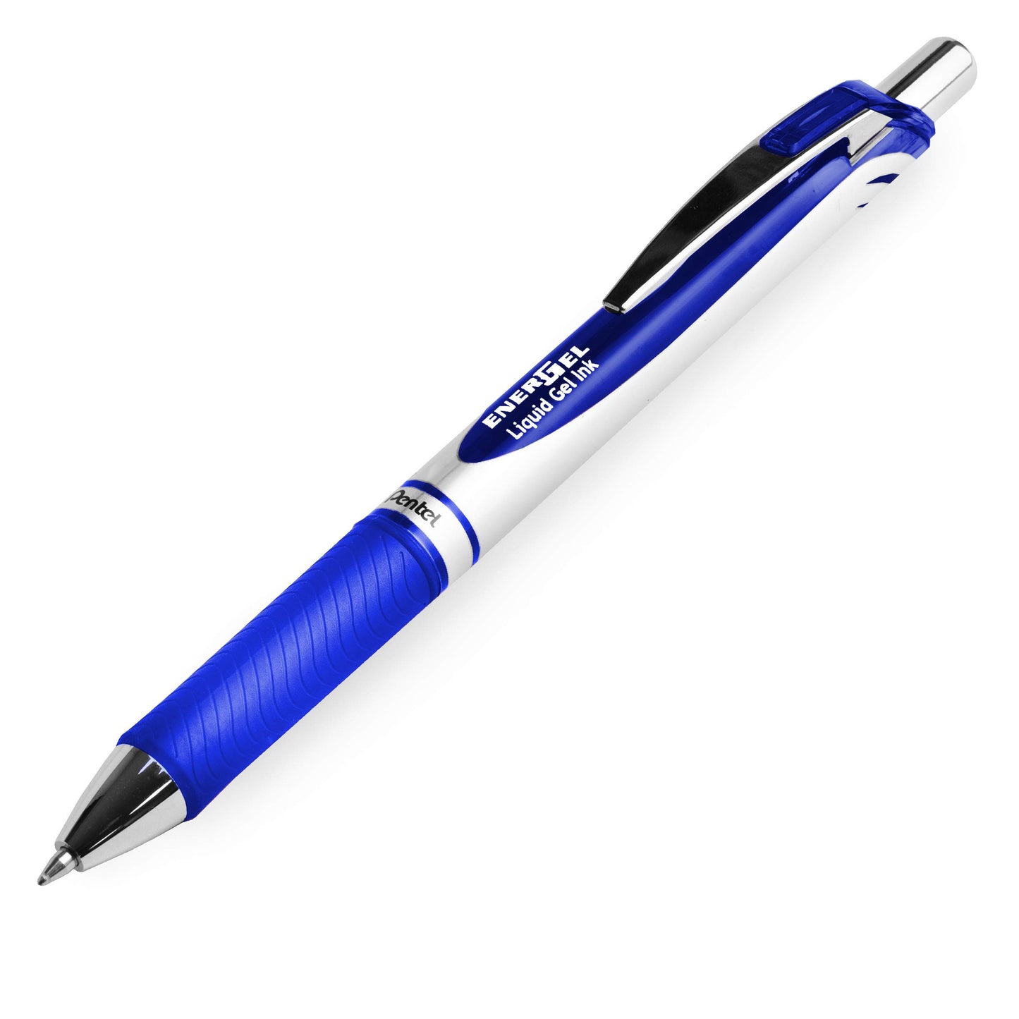 Pentel EnerGel XM BL77 - Retractable Liquid Gel Ink Pen - 0.7mm - 54% Recycled - Blue Tones - Pack