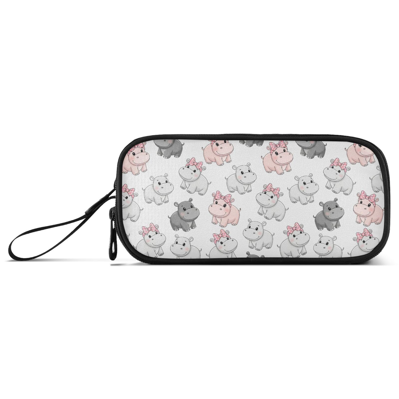 Sletend Pencil Case Snail Mushroom Palm Leaves 3 Compartments Pencil Pouch