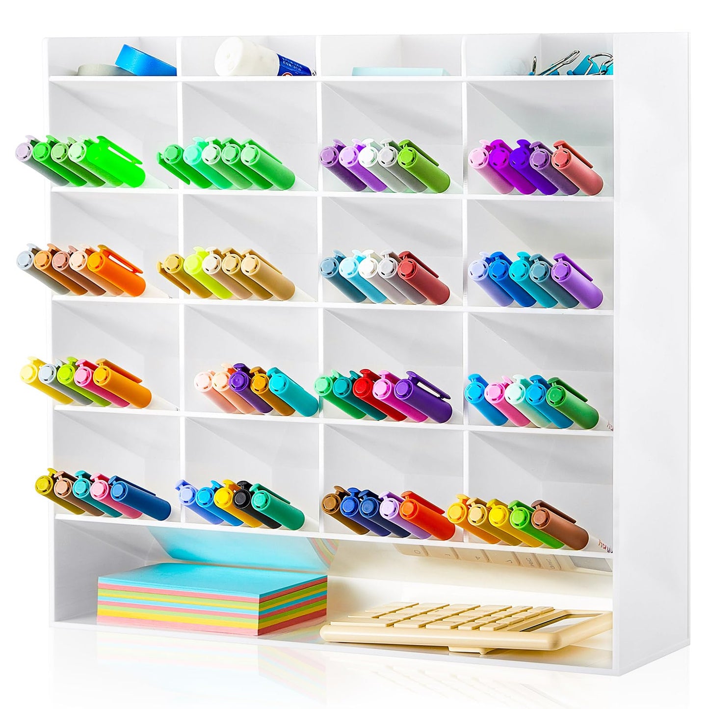 MotiMind Acrylic Pen and marker Organizer for 250 Markers