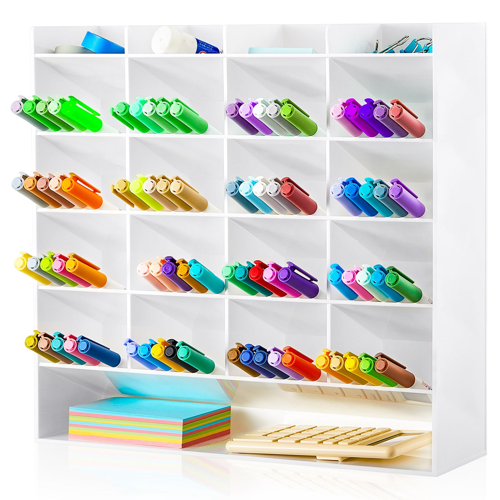 MotiMind Acrylic Pen and marker Organizer for 250 Markers