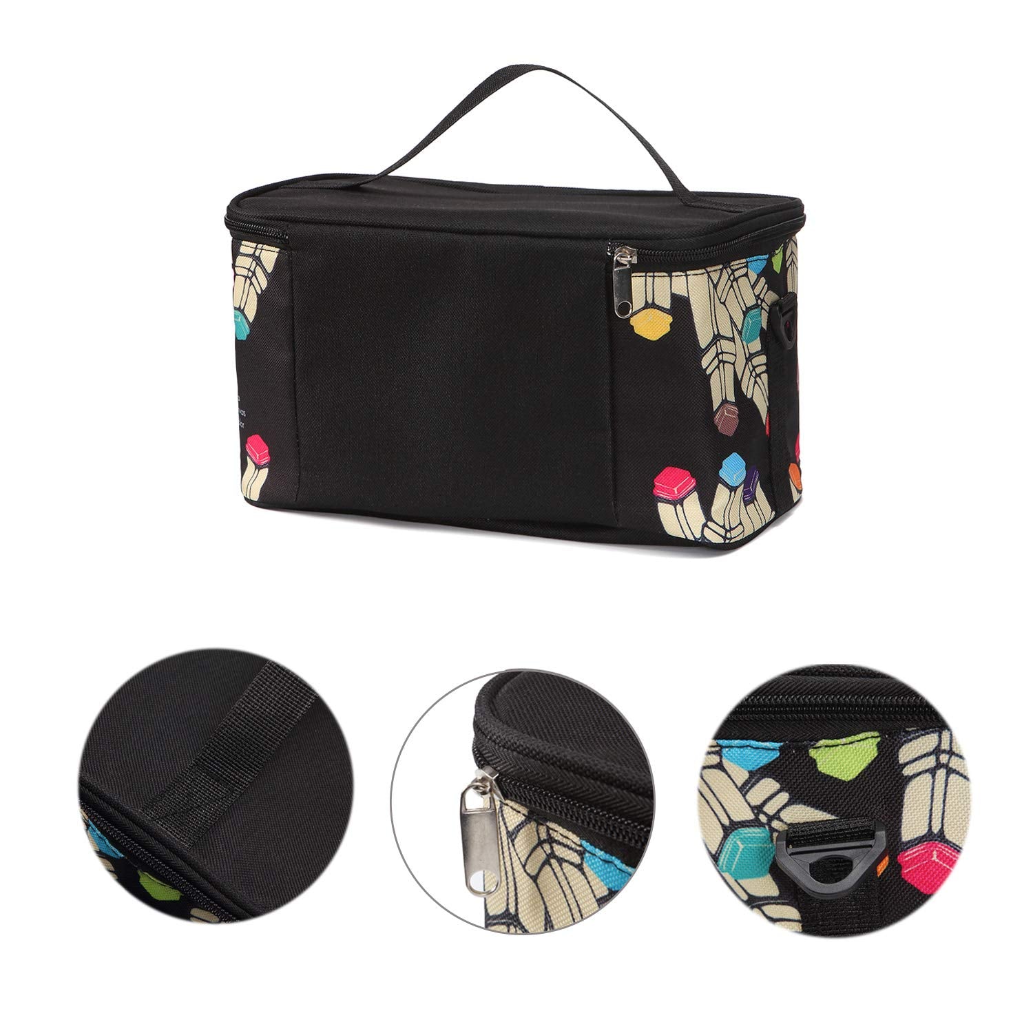 Toprema New Marker Pen Case Holder for 120 Markers Organizer Multifunctional Zipper Storage