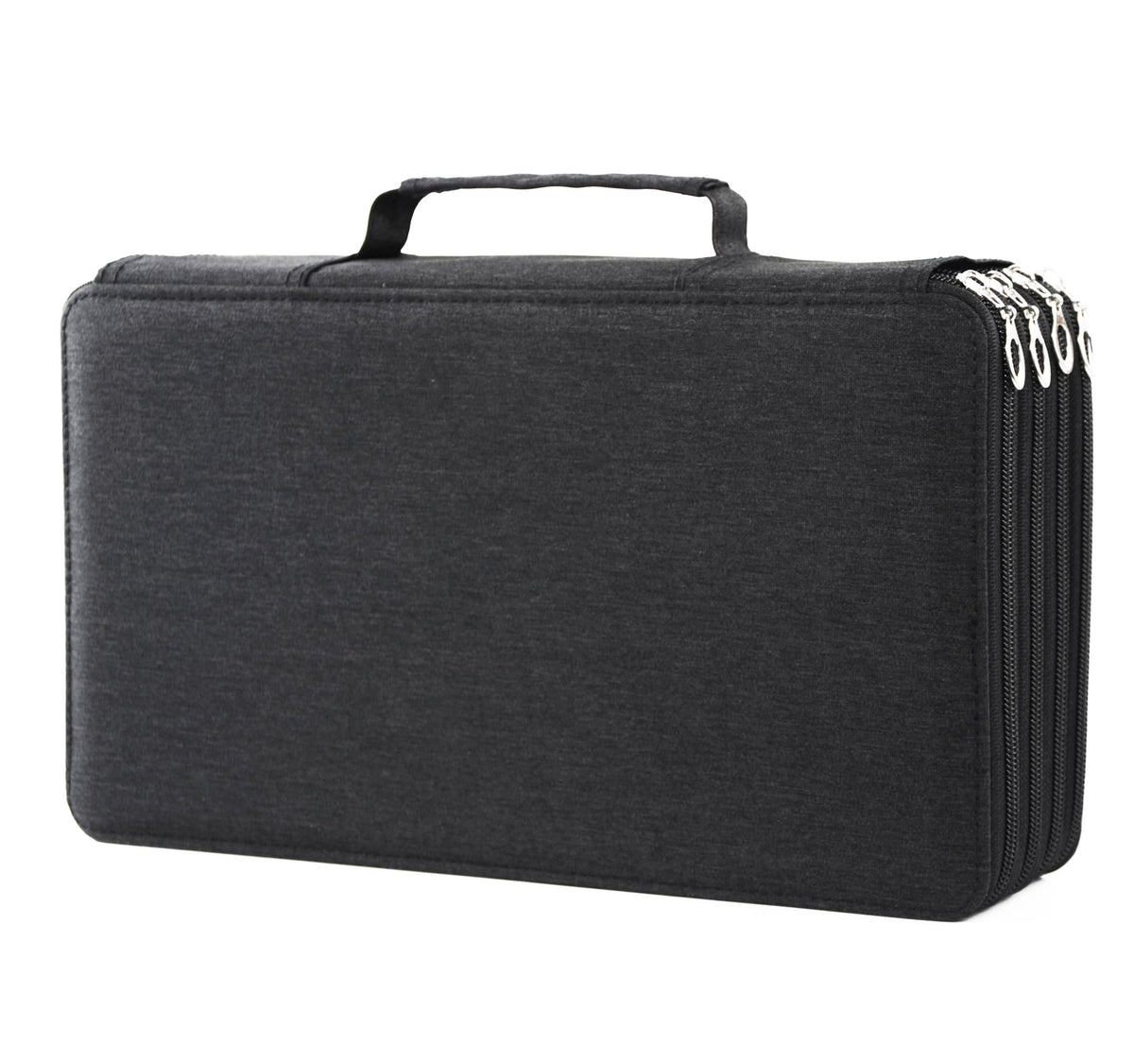 YOUNGCOL 300-Capacity Colored Pencil Case Pen Organizer(Black)