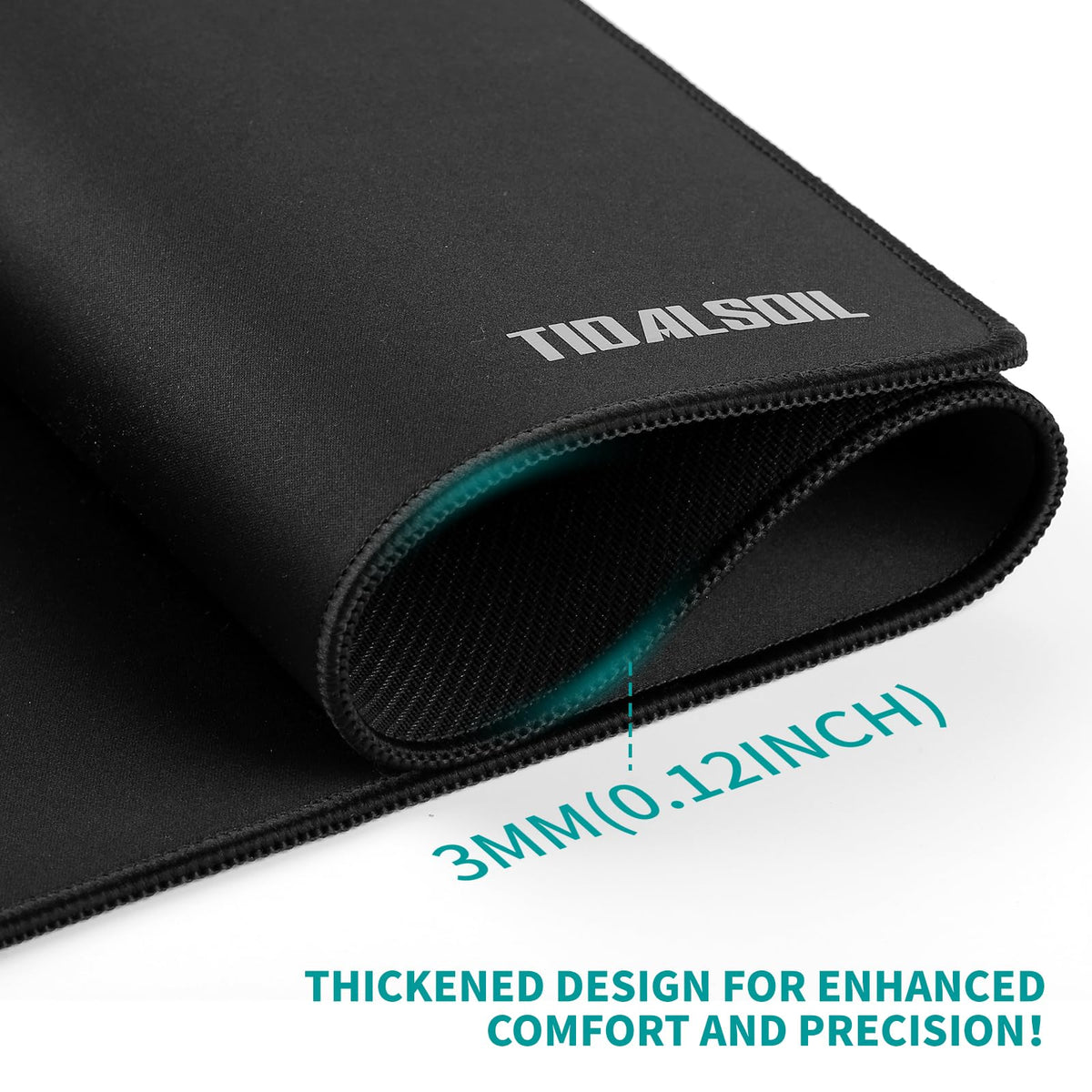 TIDALSOIL XXL Gaming Mouse Pad, 35.4x15.7 in Extended Desk Mat