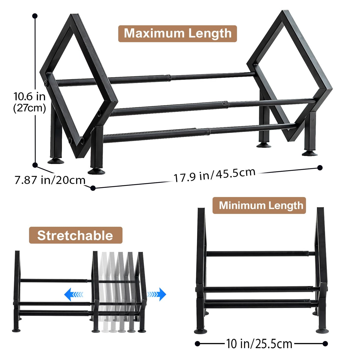 Adjustable Desktop Bookshelf for Desk Book Organizer, Tilting Tabletop Bookshelf in Office