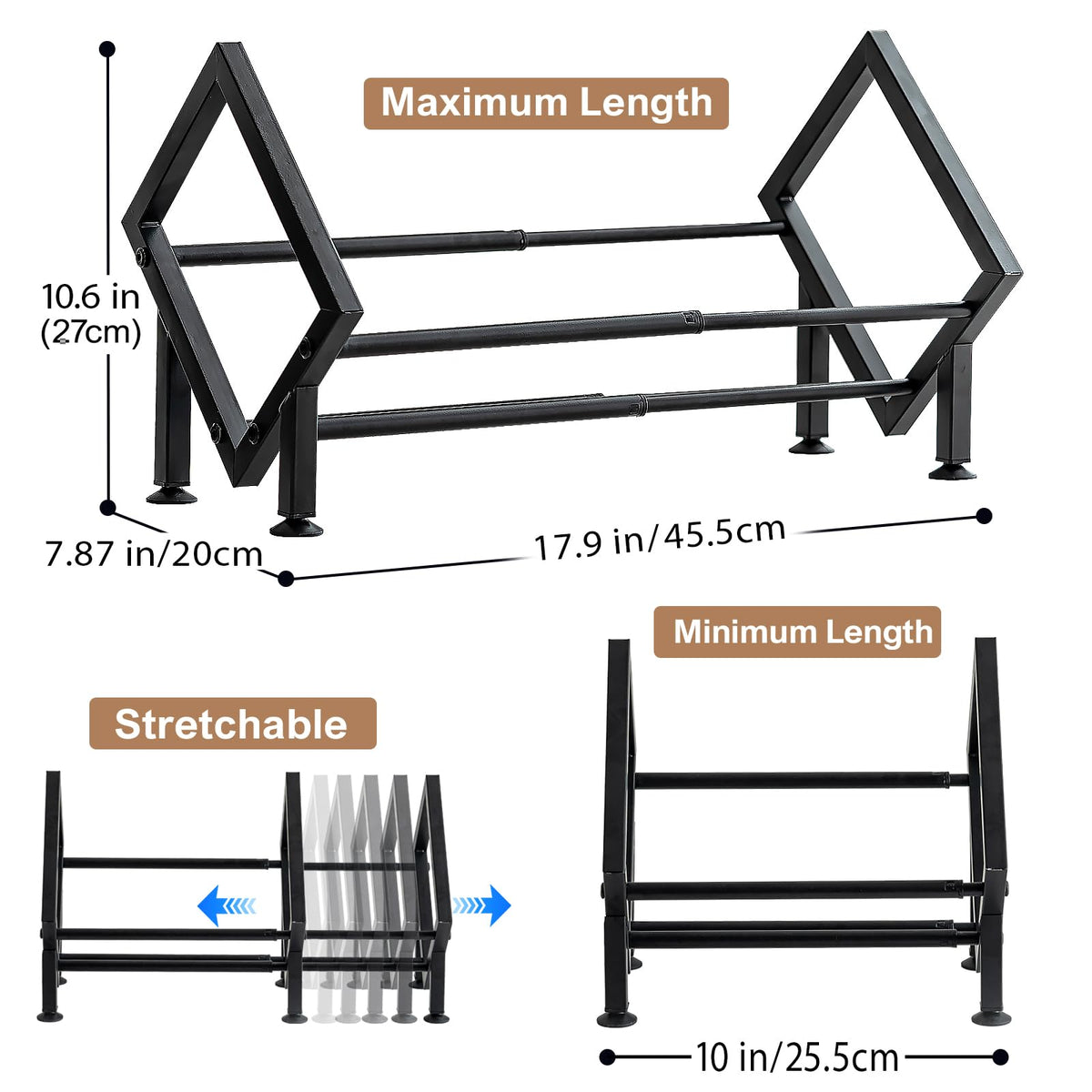 Adjustable Desktop Bookshelf for Desk Book Organizer, Tilting Tabletop Bookshelf in Office