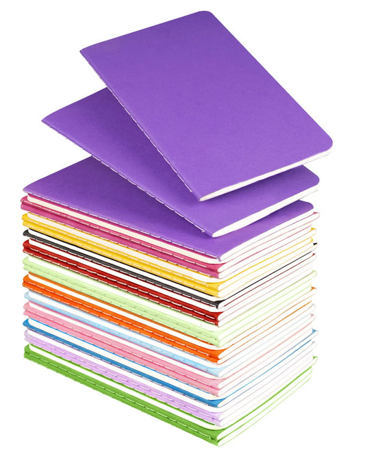 Lzerking Small Lined Notebooks Bulk 36 Pack Mini Pocket Notepads