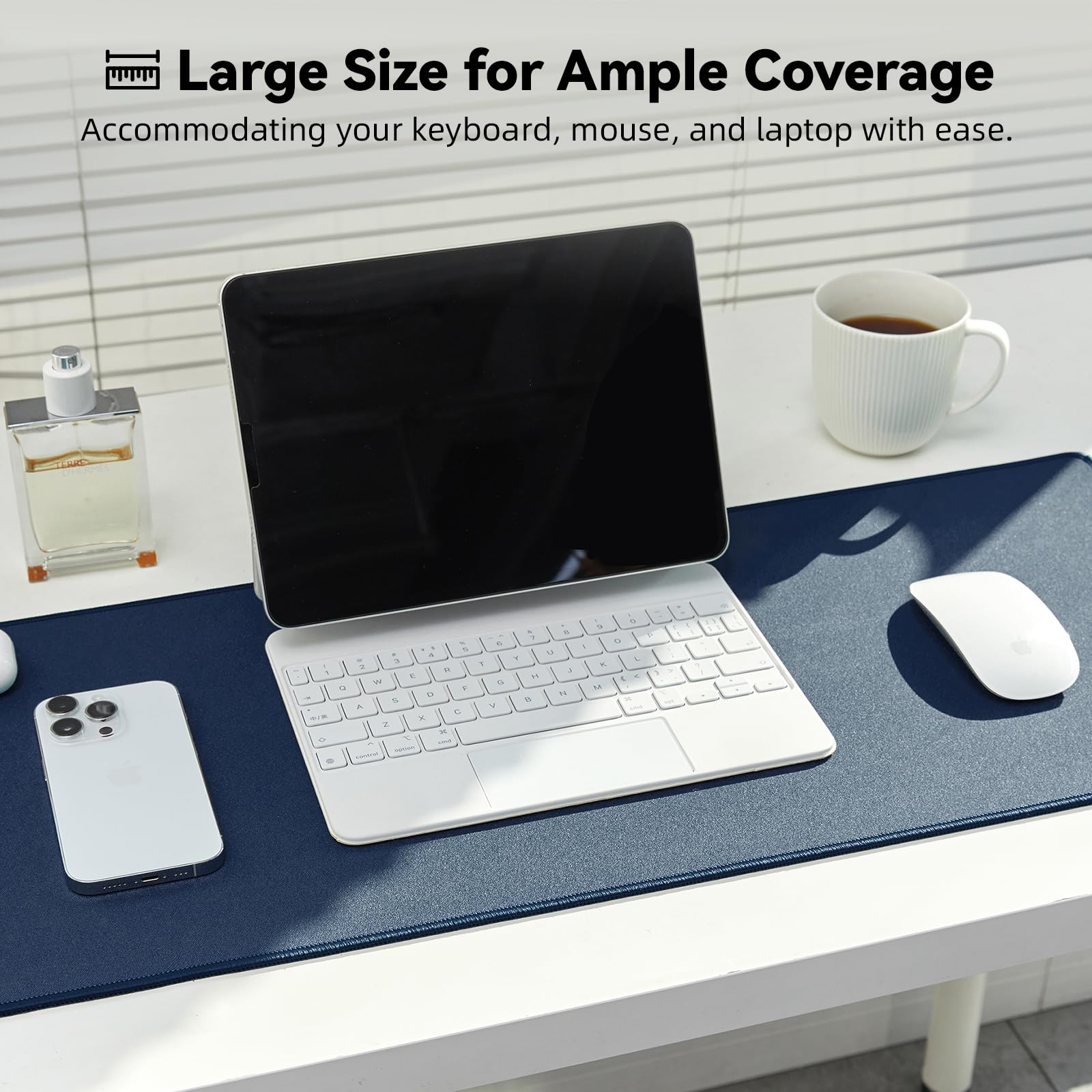 Reniteco Waterproof Large Office & Gaming Mouse Pad, 35.4" x 15.7" x 0.12"