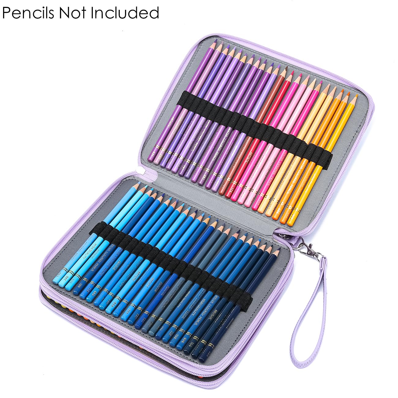 YOUNGCOL 120 Slots Colored Pencil Case Color Pencil Organizer Storage Large Capacity Pencil