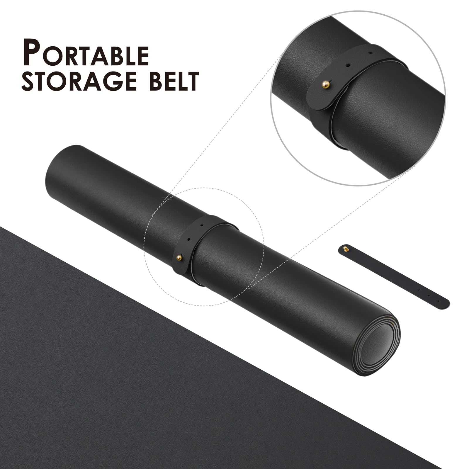 Large Desk Mat - 47.2"x 17" Non-Slip PU Desk Pad for Office and Home - Ideal for Large Mouse Pad