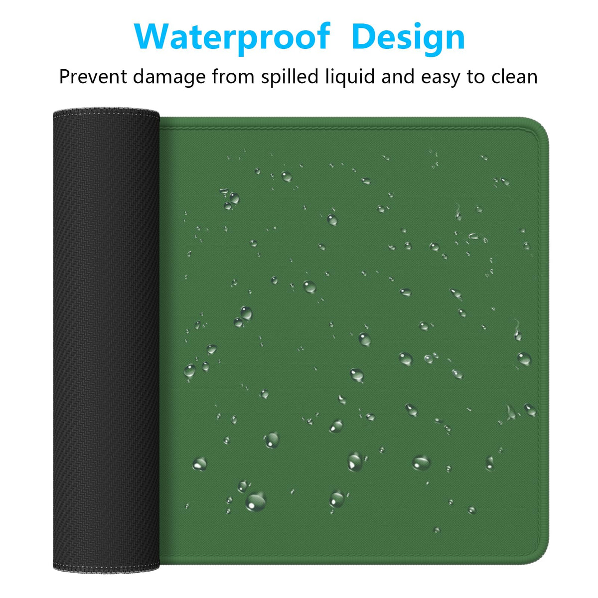 Dapesuom Large Gaming Mouse Pad, Extended Mouse Mat with Stitched Edges, Full Size Keyboard Pad