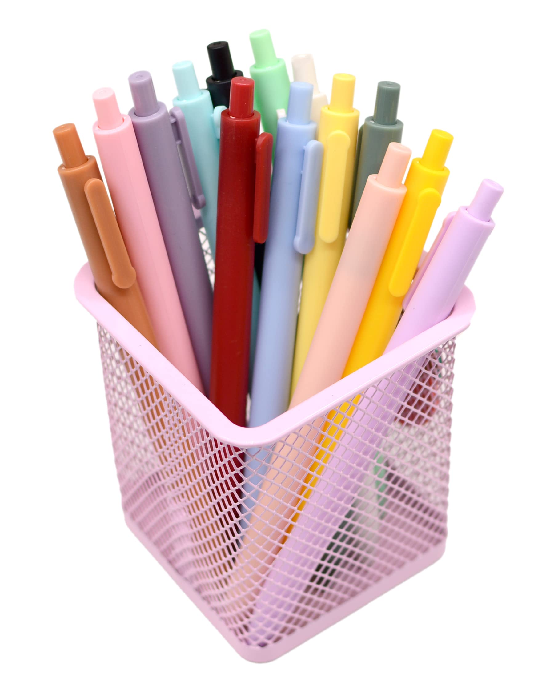 YYaaloa 70pcs Cute Pens Black Gel Ink Pens Retractable 0.5mm Gel Pens Bullet Point Nice Gifts Fun