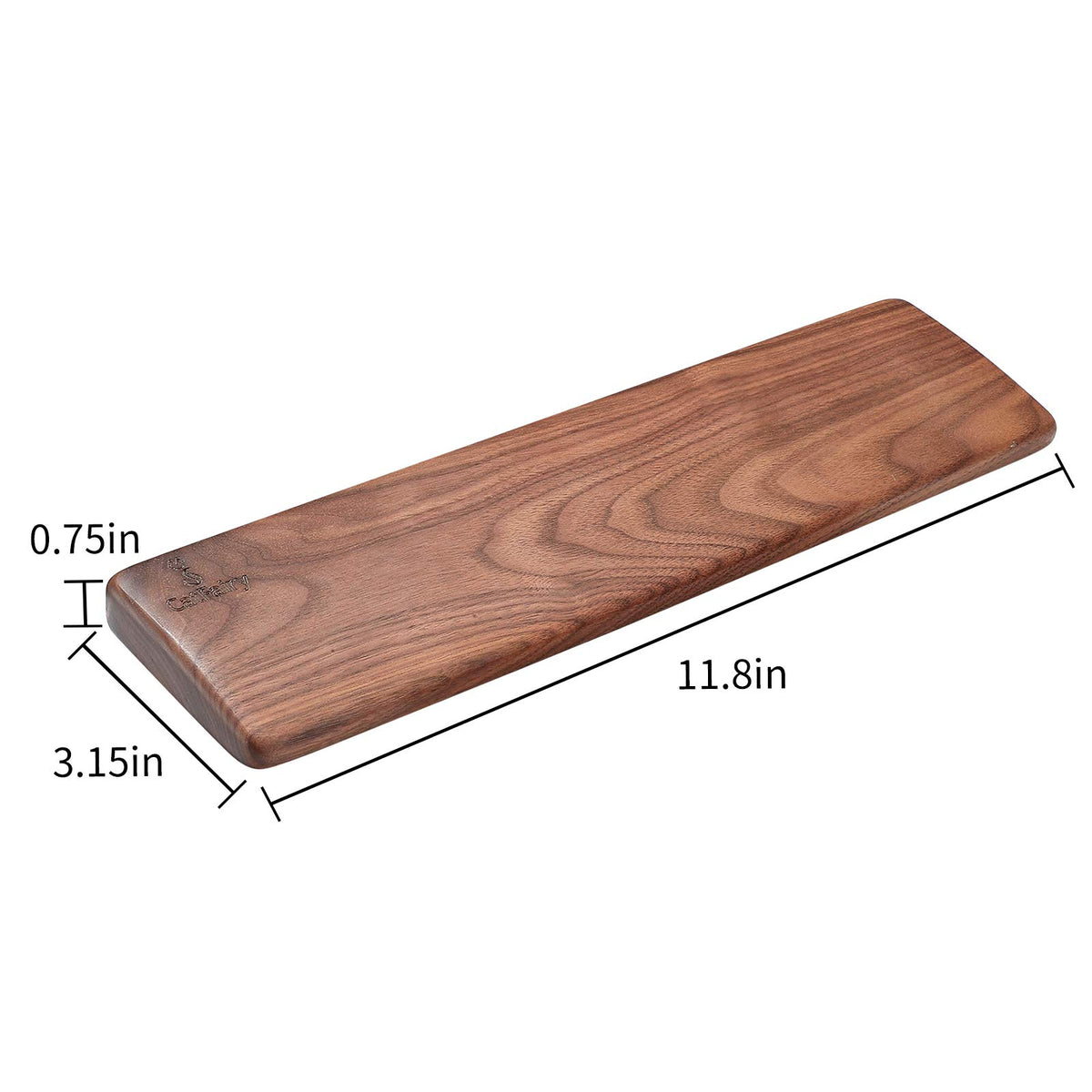 Wooden Keyboard Wrist Rest, Keyboard Wooden Palm Rest, Keyboard Wrist Rest Pad, Walnut Wrist Rest