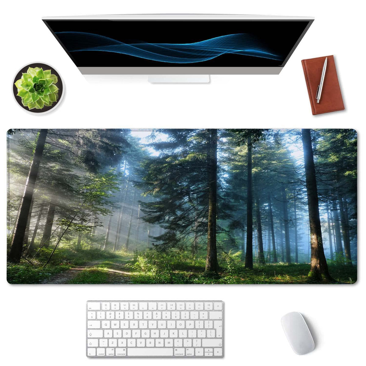 SSOIU Extended Gaming Mouse Pad XXL ArtSo Large Keyboard Mat Long Mousepad Desk Decor Writing Pad