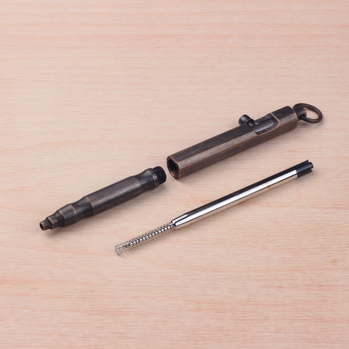 SMOOTHERPRO Solid Brass Bolt Action Pen, Compatible with Parker Refill