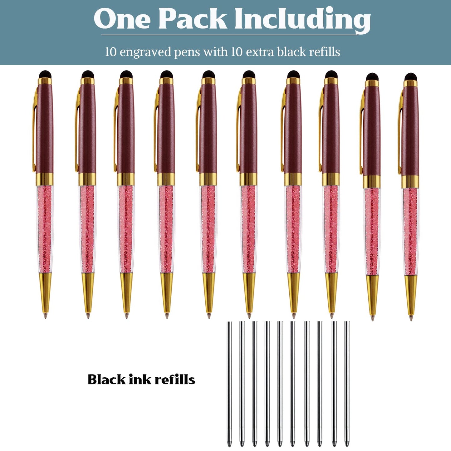 Personalized Pens -Crystal Diamond pen Gift for Wedding Party any occasion