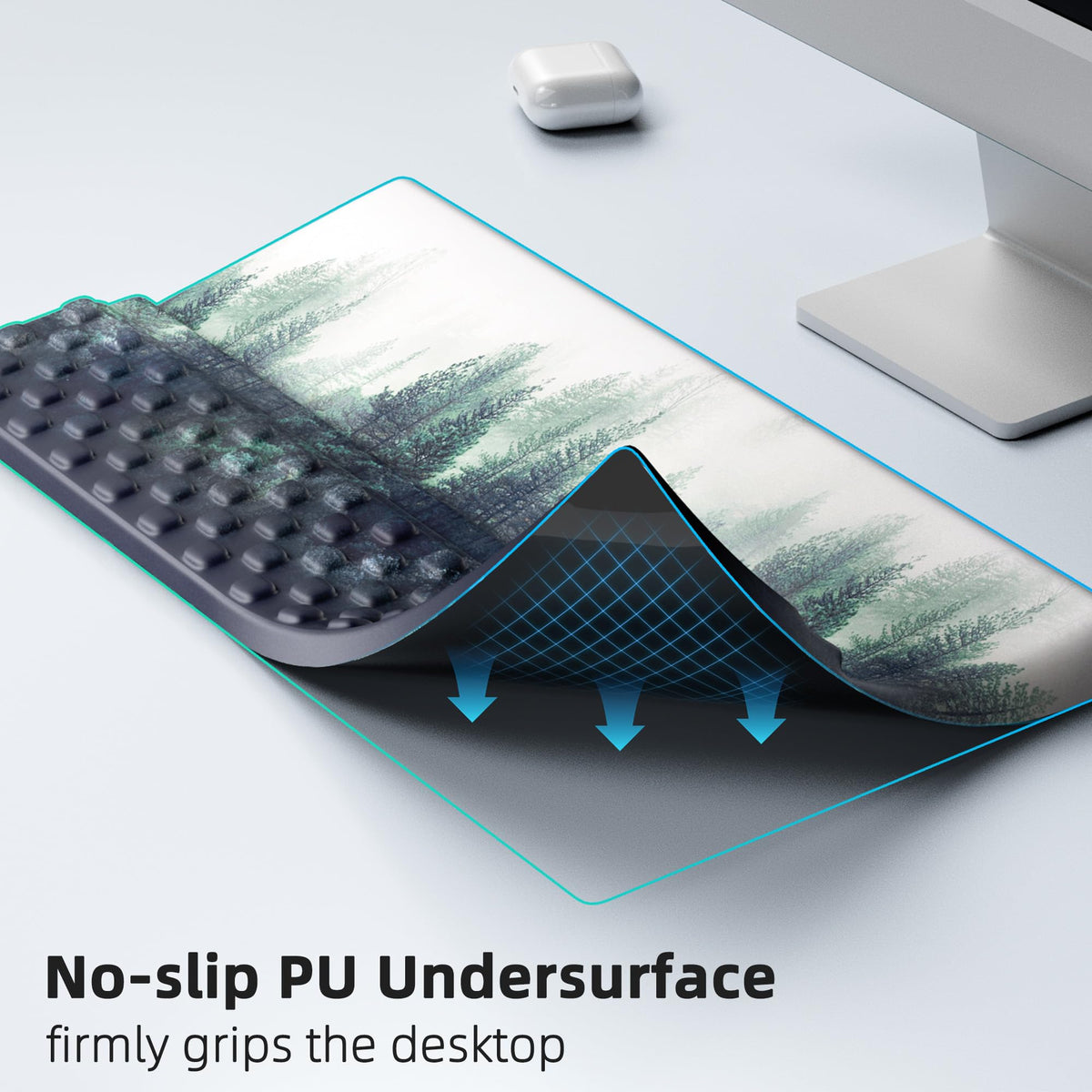 Ospelelf Keyboard Wrist Rest Pad, Comfy Ergonomic Keyboard Stand Holder, Office Desk Accessories