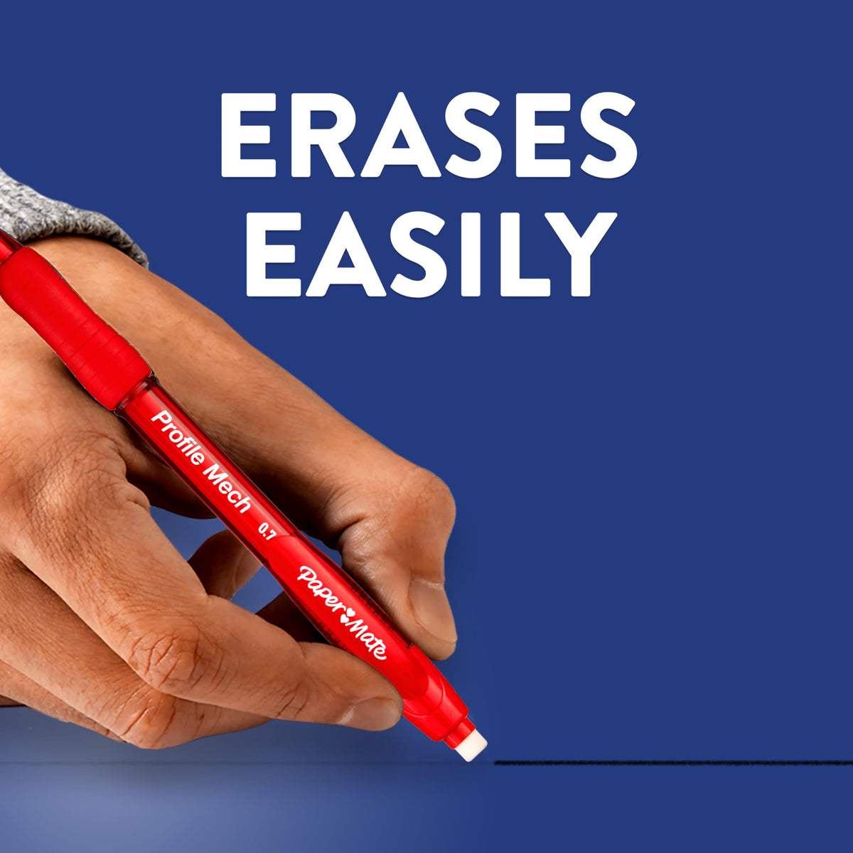 Paper Mate Profile Mechanical Pencils, 0.7 mm, HB #2 Lead, 8 Assorted Barrel Colors, 24 Count