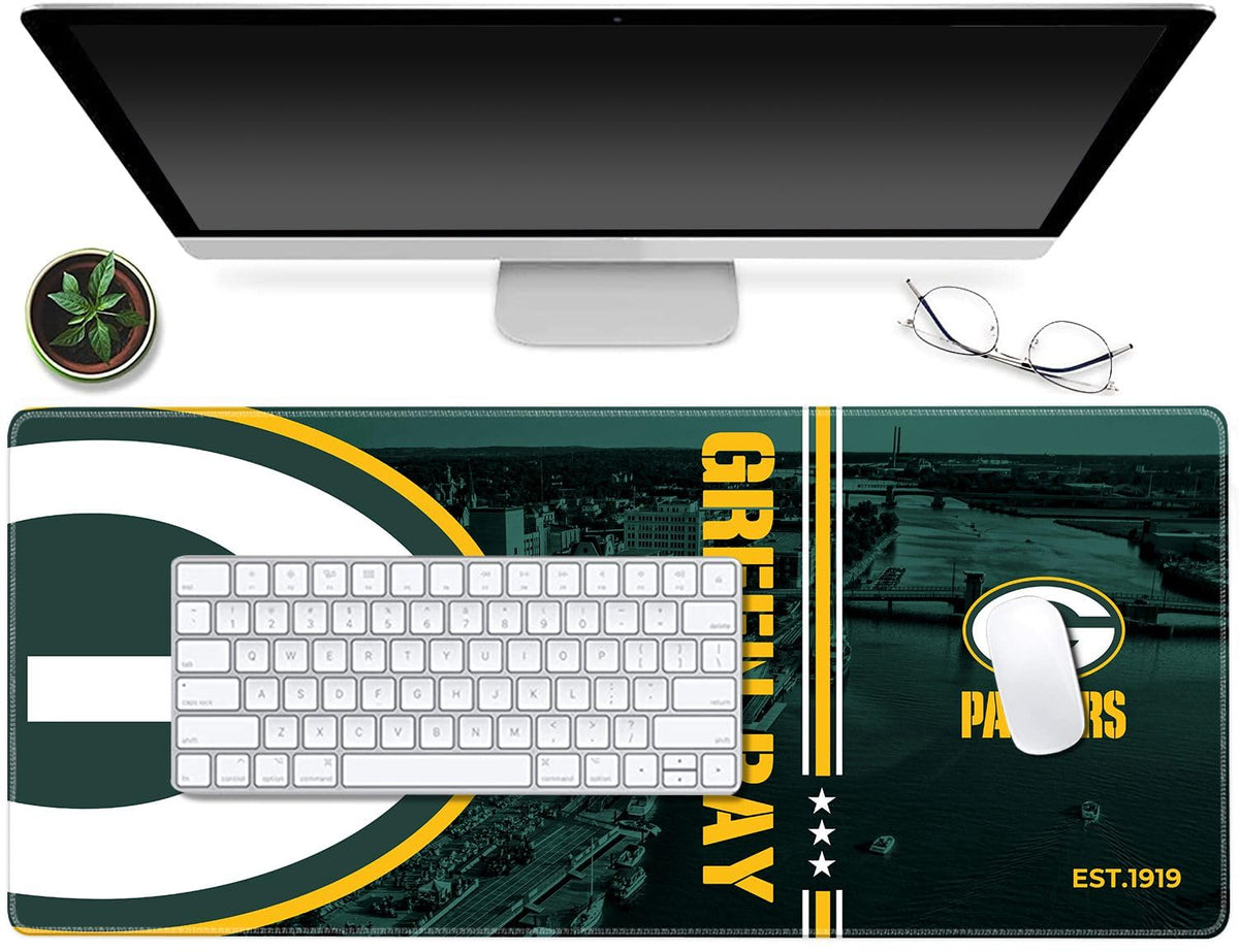 Large Stitched Edges Gaming Mouse Pad,31.5 X 13.8 Inch Mousepad for Laptop Computer Desktop