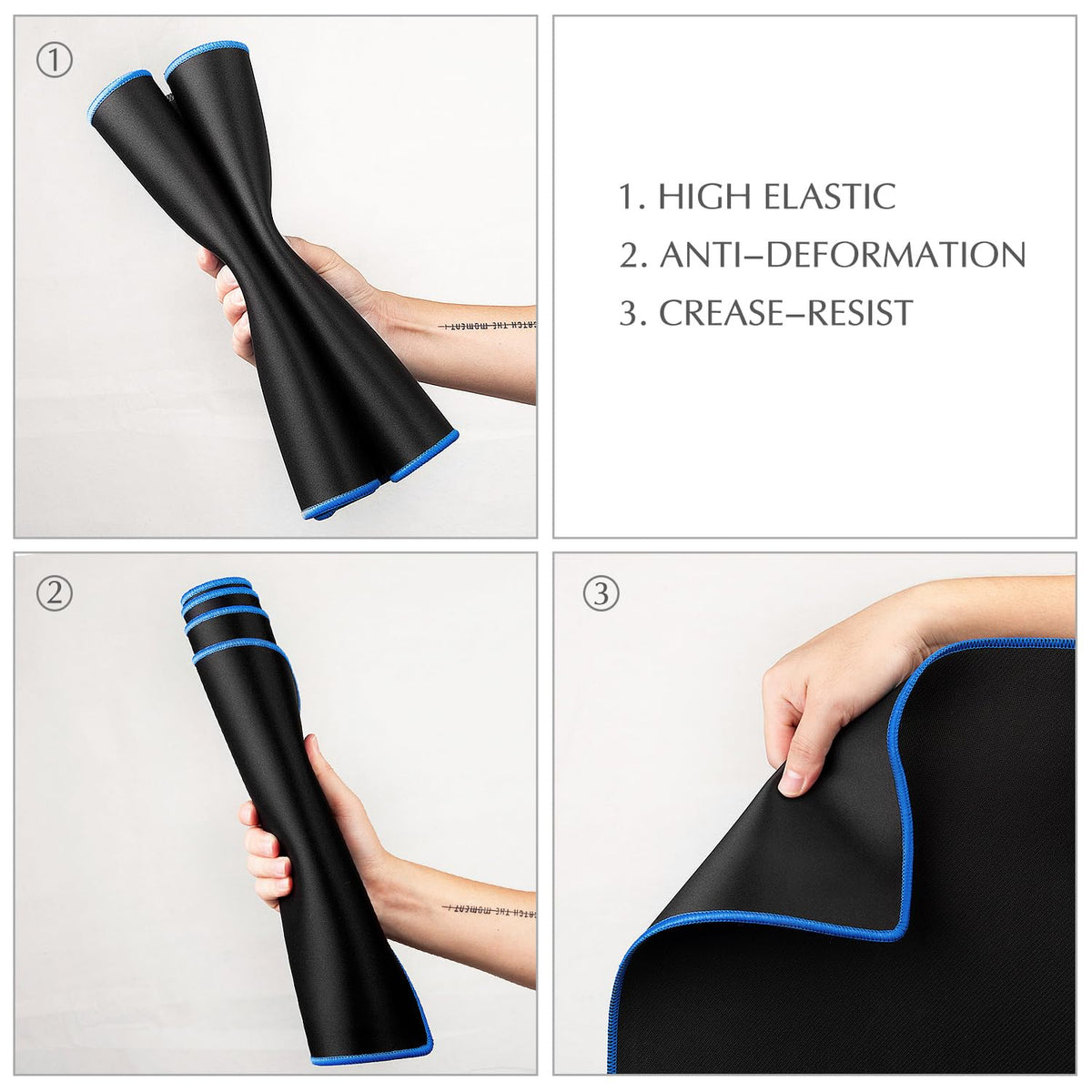 JIALONG Extended Gaming Mouse Pad Keyboard Desk Mat for Gaming & Office