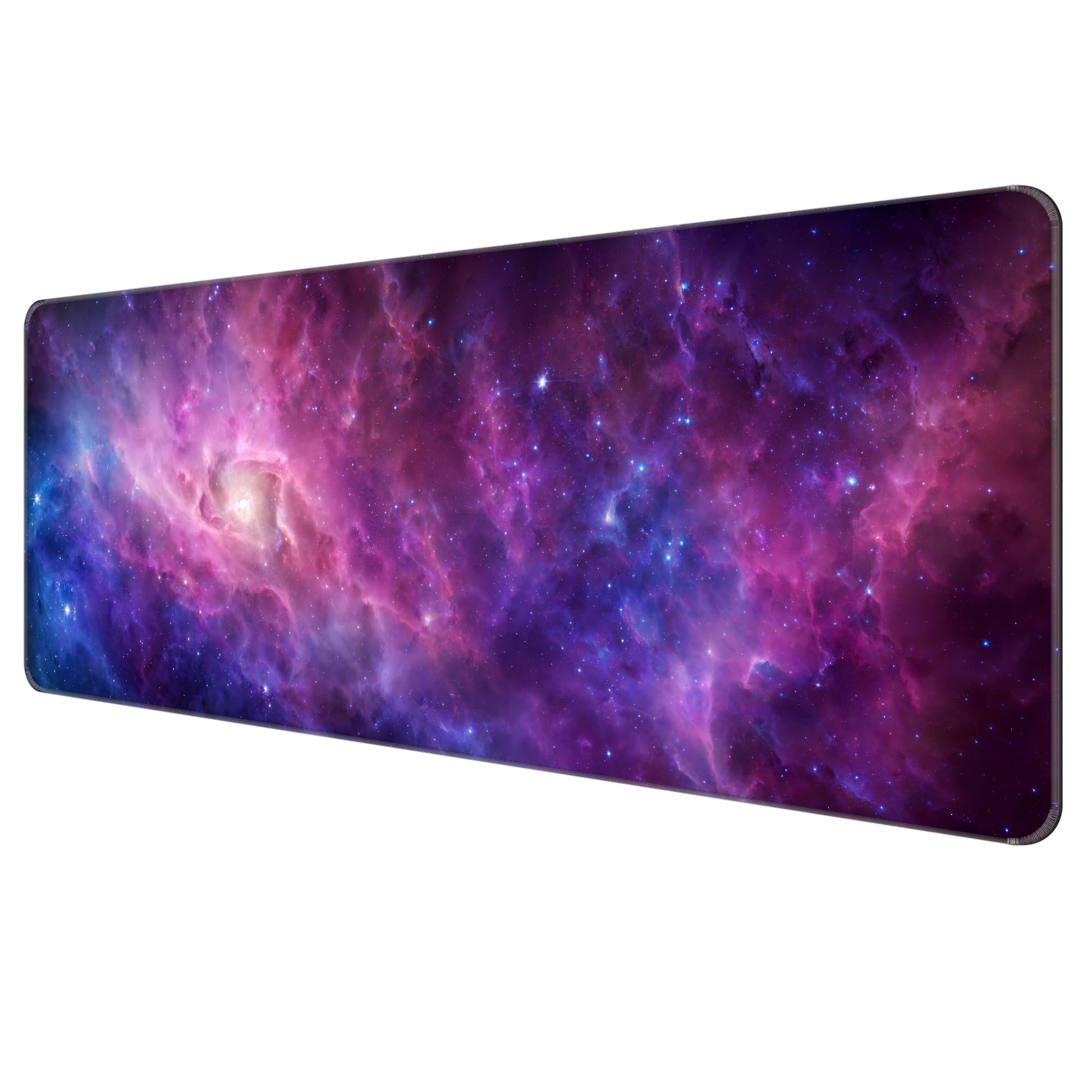 Dynippy Large Thin Mouse Pad with Stitched Edges, Galaxy Nebula