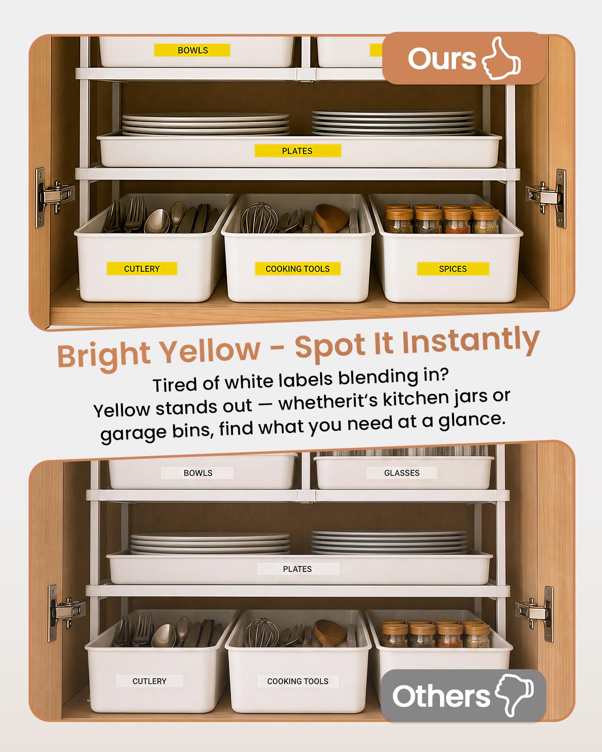 Yellow Plastic Tape Strong Adhesion Replace for Dymo Letratag Refills 91332