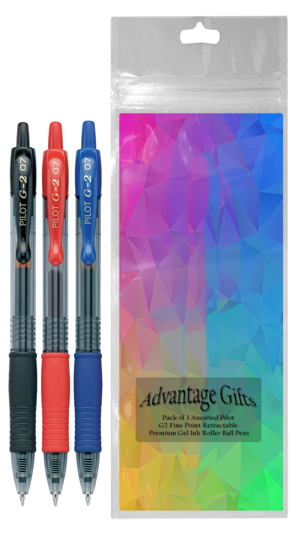 Advantage Gifts G2 Retractable Premium Gel Ink Roller Ball Pens Fine Point Fine Point (.7mm)