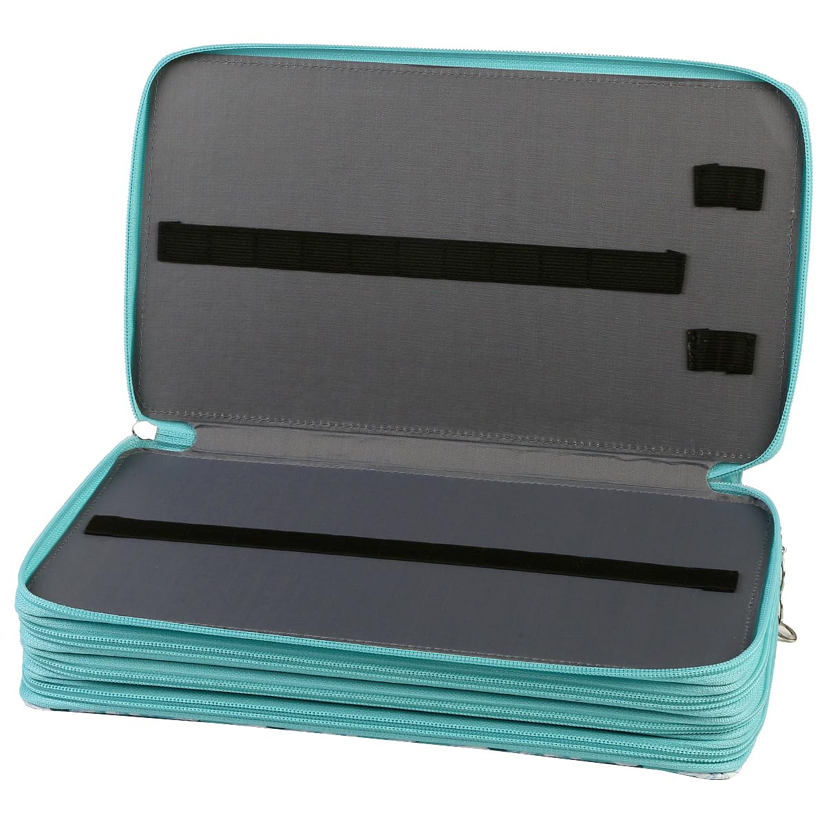 Lbxgap 300 Slots Pencil Case 4-Layer Zipped Holder w/Handle