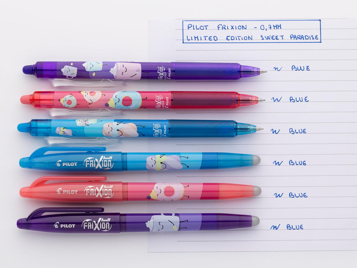 PILOT - Collector's Box 3 Frixion Ball + 3 FriXion Ball Clickers - Erasable Pens - Limited Edition