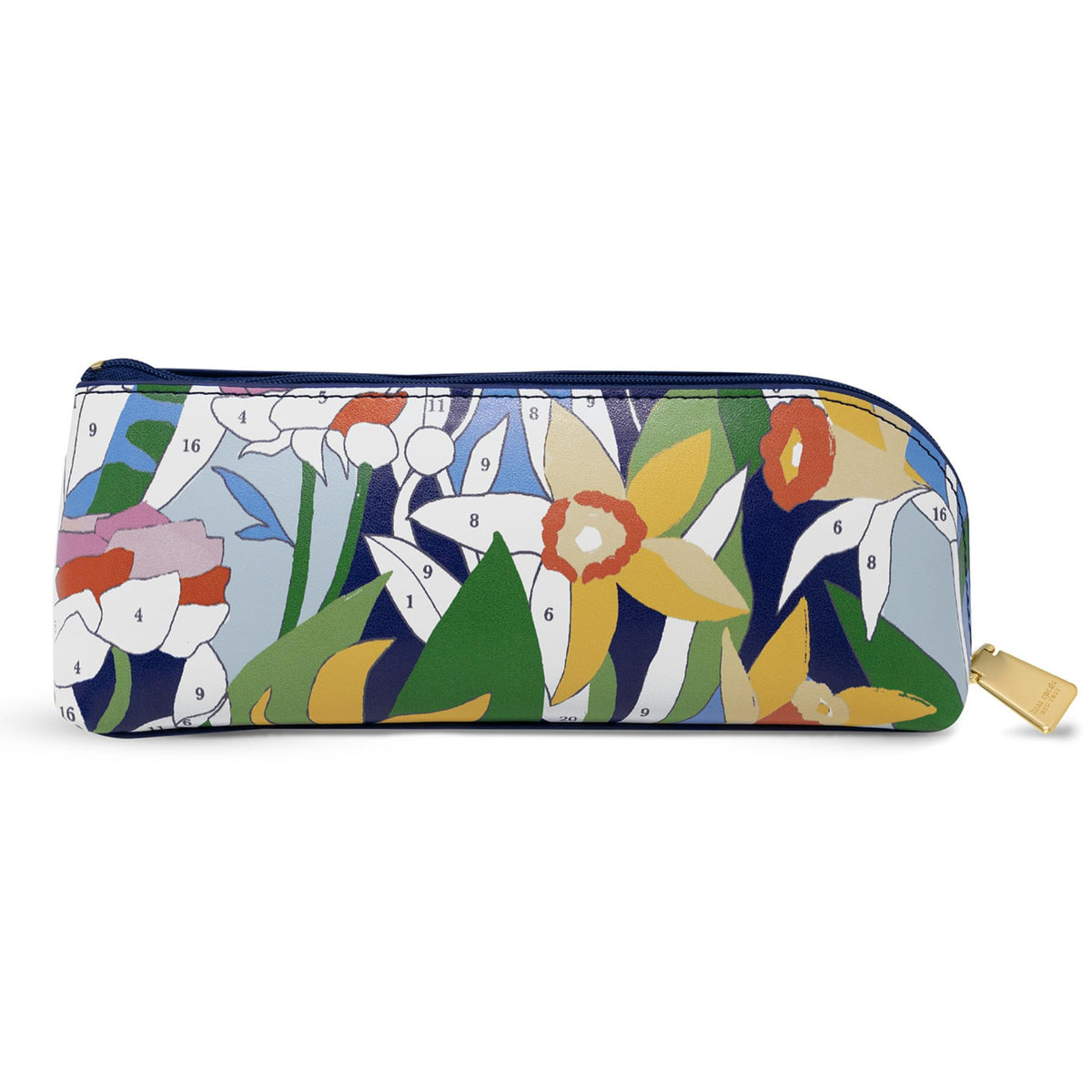 kate spade new york Pen and Pencil Case with Office Supplies, Zip Pouch Includes 2 Pencils