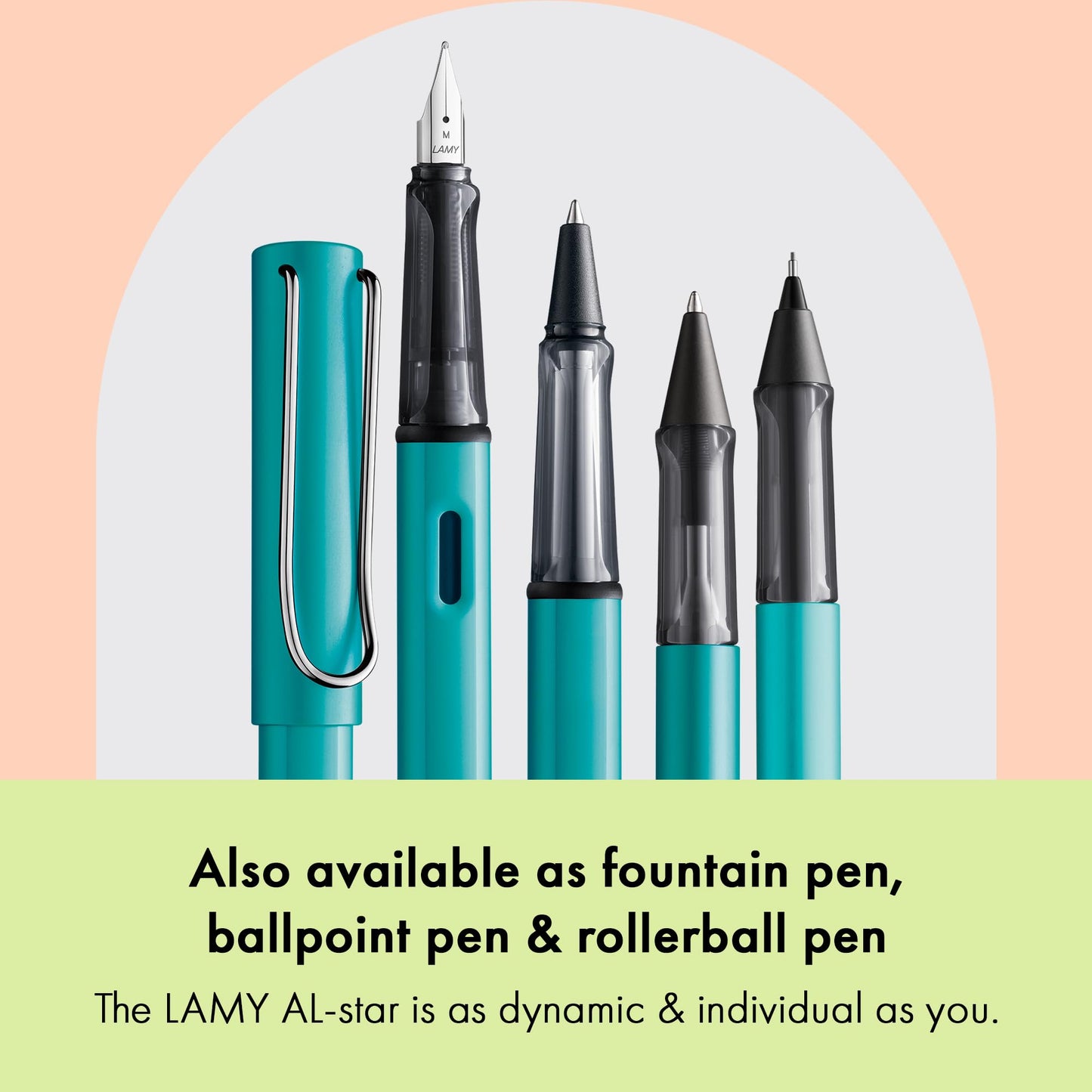 LAMY AL-star turmaline - Mechanical Pencil with transparent, ergonomic grip & lightweight aluminum