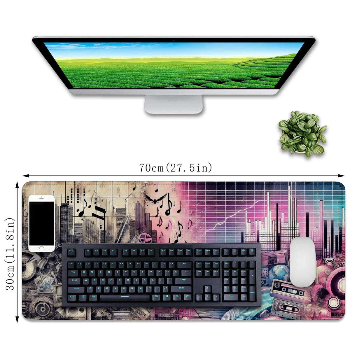 Big Mouse Pad Desk Mats,Large Gaming Mouse Pad Desk Mat