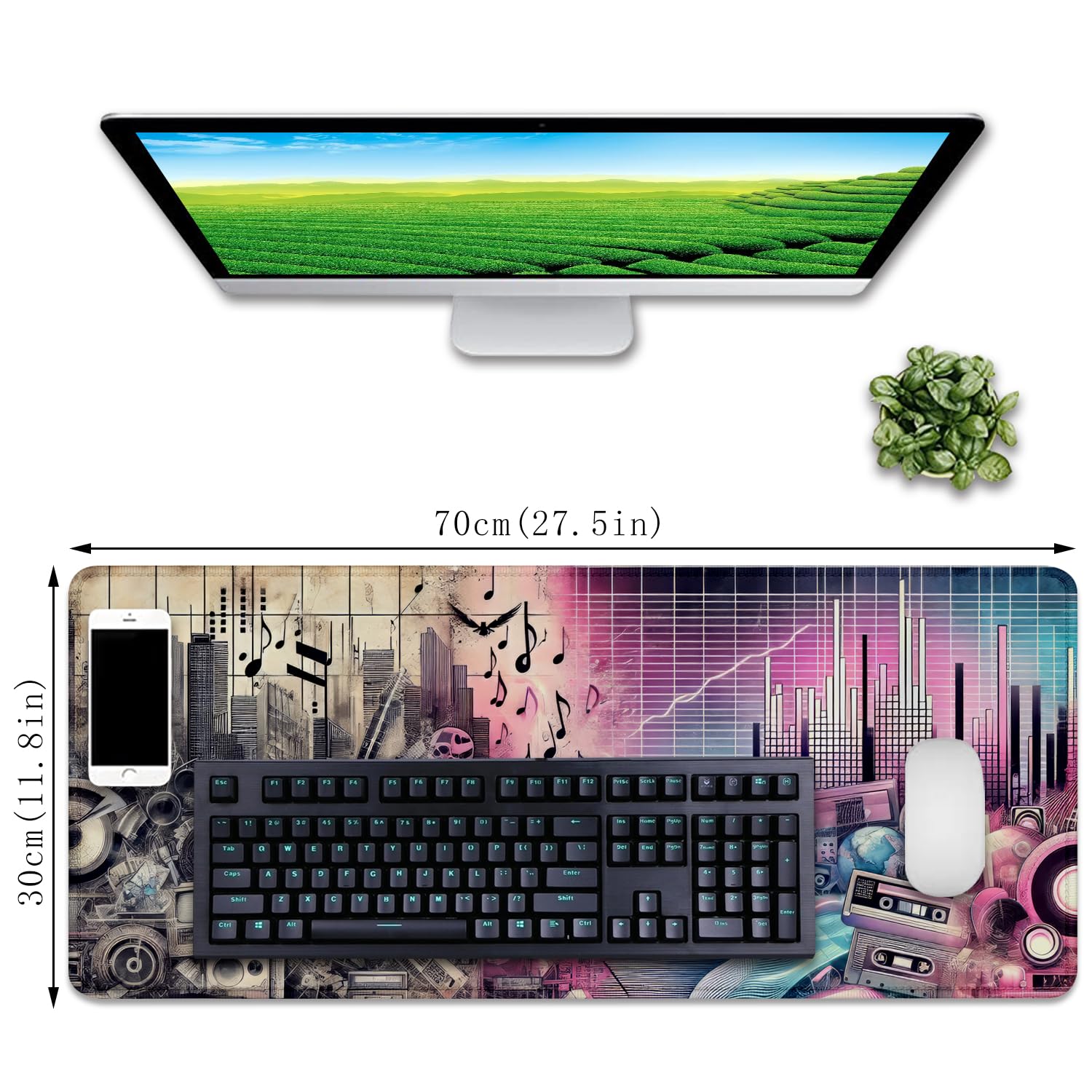 Big Mouse Pad Desk Mats,Large Gaming Mouse Pad Desk Mat