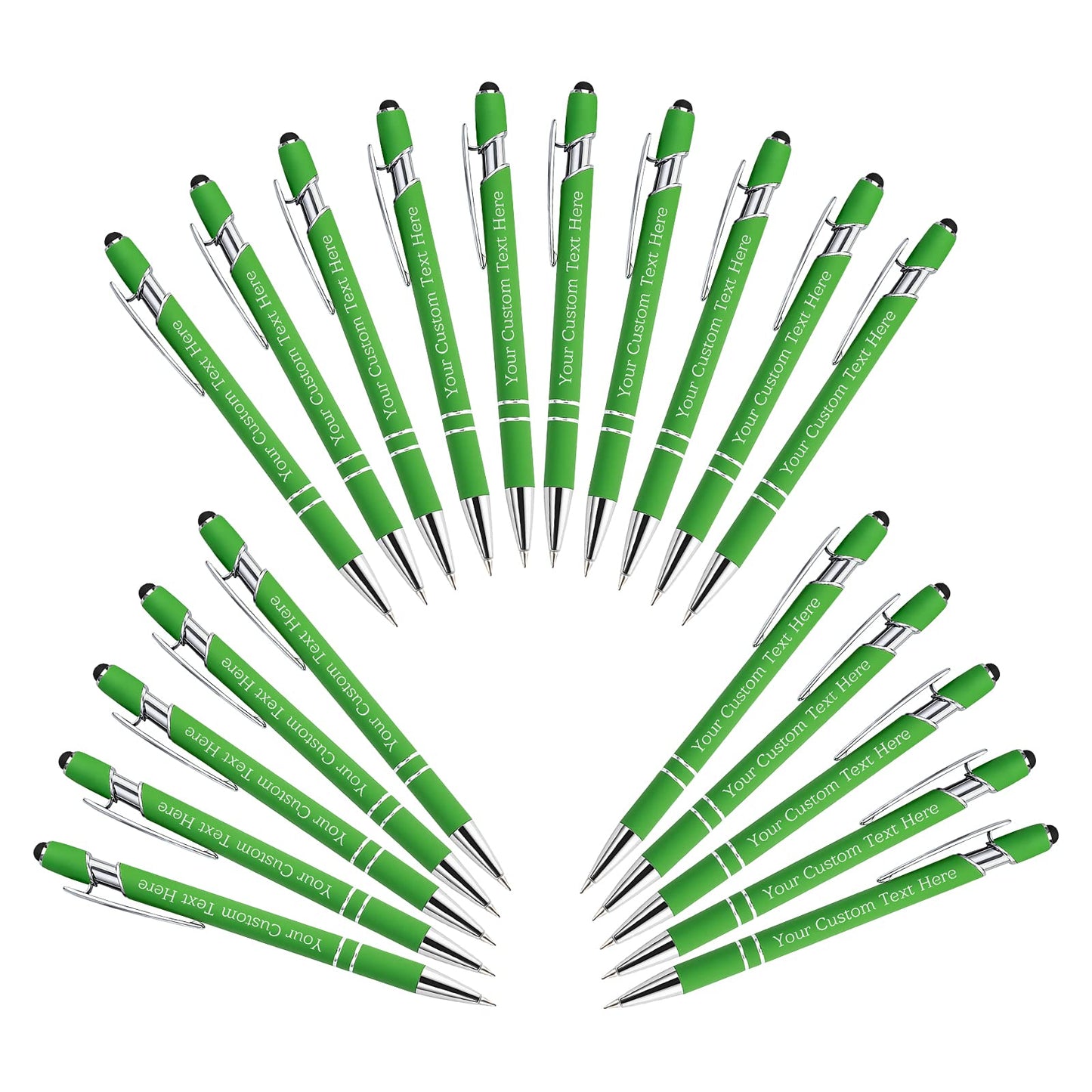 Personalized Custom Pens Bulk Free Engraving with Name Message Customized Ballpoint Pens Stylus for