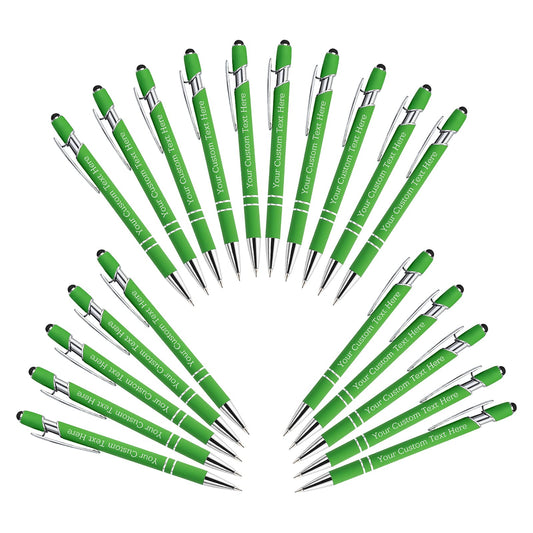 Personalized Custom Pens Bulk Free Engraving with Name Message Customized Ballpoint Pens Stylus for
