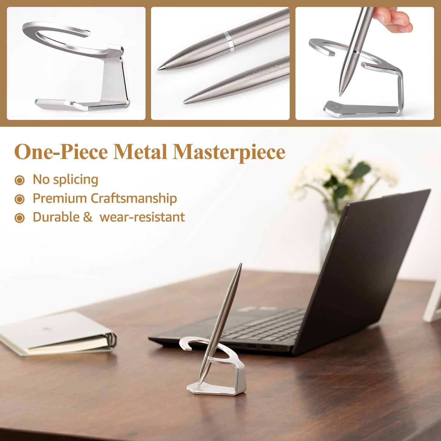 SUNTEREST Magnetic Levitation Gel Ink Pen, Metal Luxury Gifts for Men & Women, Futuristic Floating
