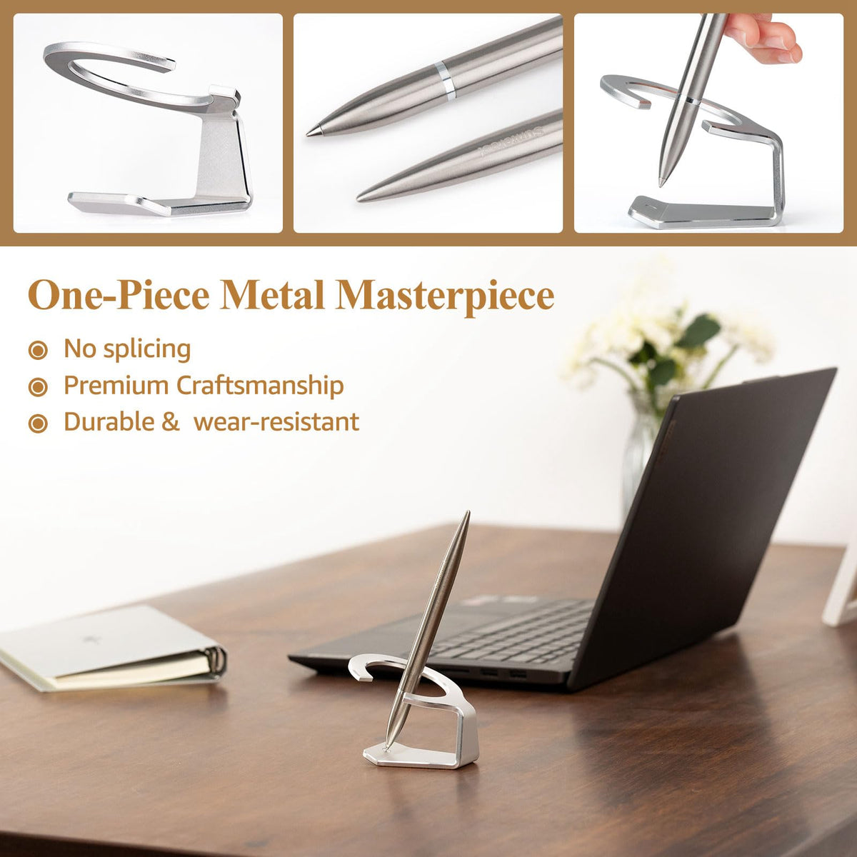 SUNTEREST Magnetic Levitation Gel Ink Pen, Metal Luxury Gifts for Men & Women, Futuristic Floating