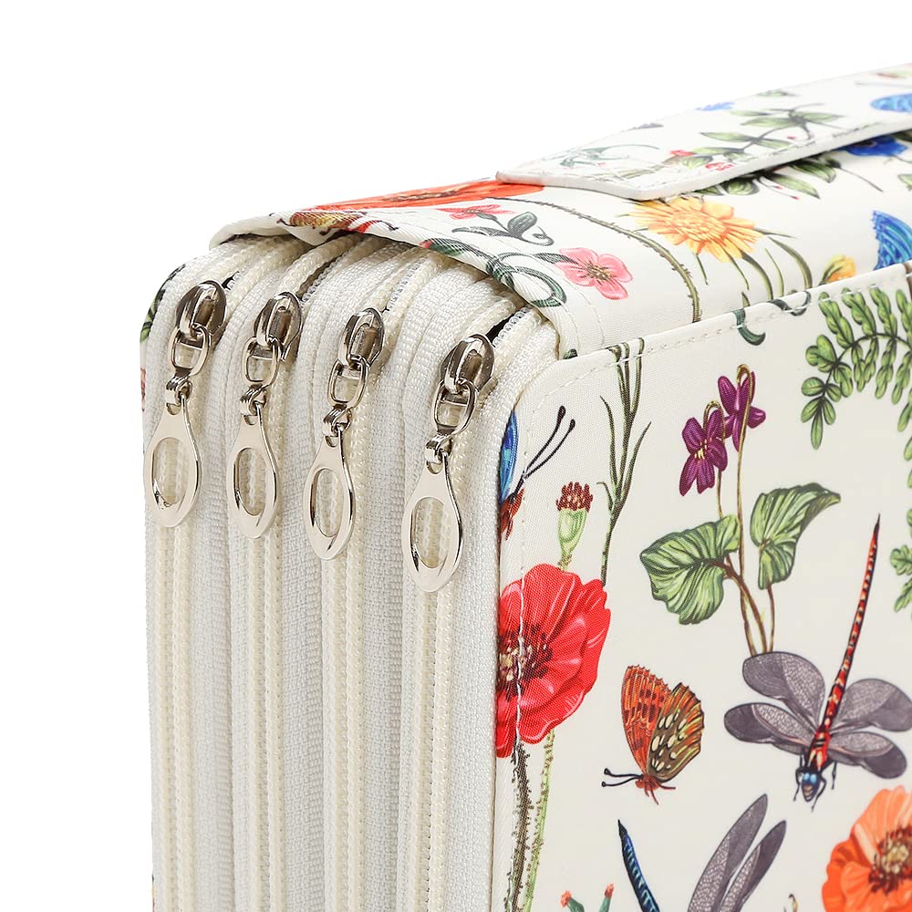 Lbxgap 300 Slots Colored Pencil Case Organizer, 4 Layer Bag