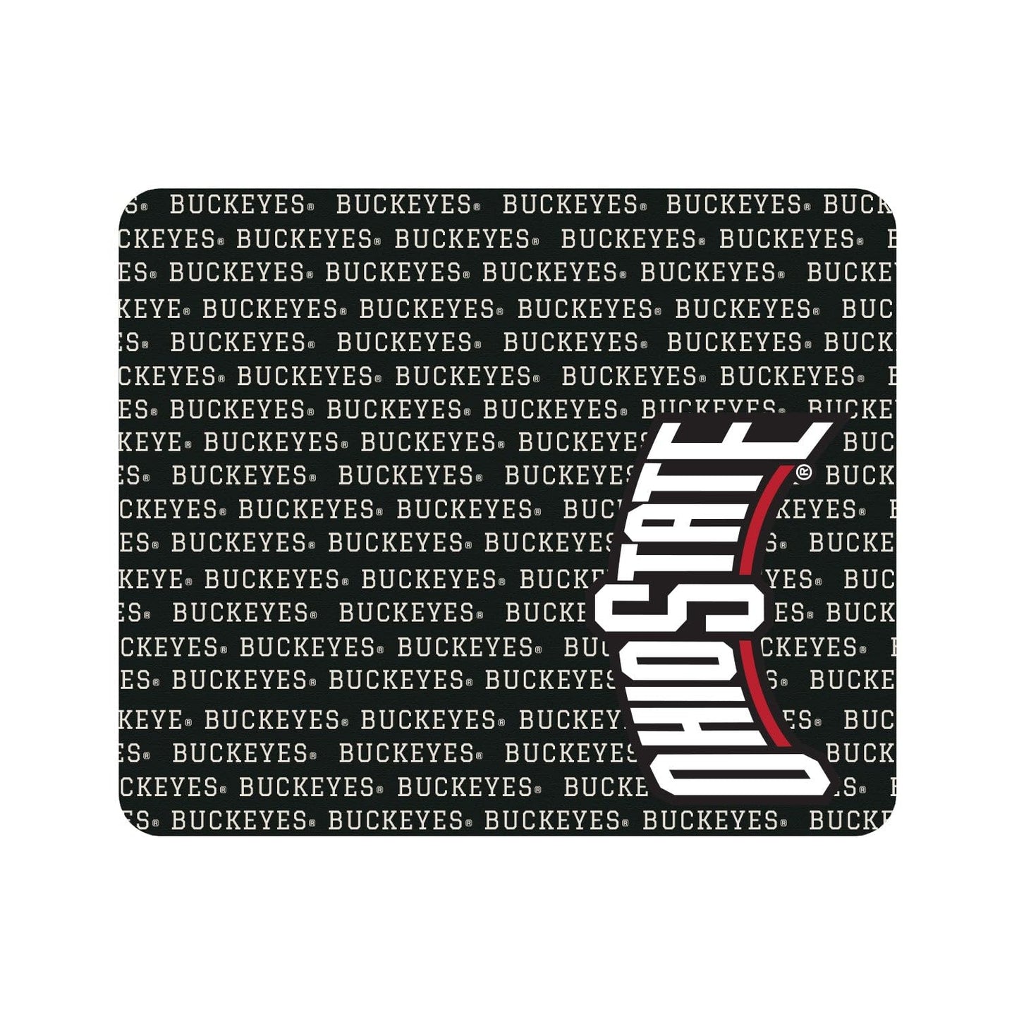 OTM Essentials Officially Licensed Ohio State University Standard Fabric Mouse Pad, Desk