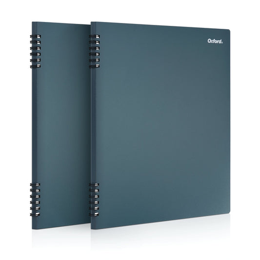Oxford Stone Paper Notebook, School Notebooks, Journal for Writing, 8-1/2" x 11", Blue Cover, 60